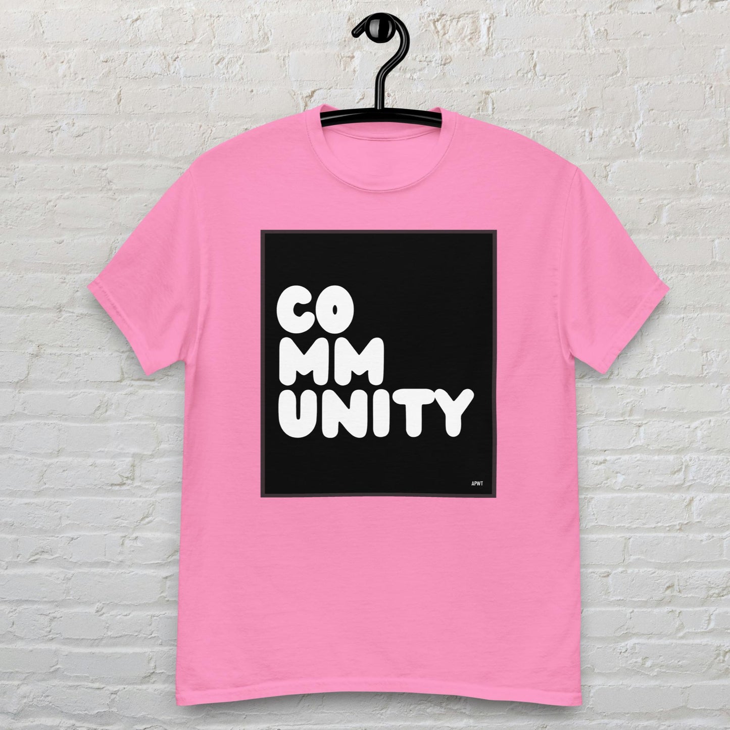 Community in Black and White Unisex T-Shirt - Available in Assorted Colors