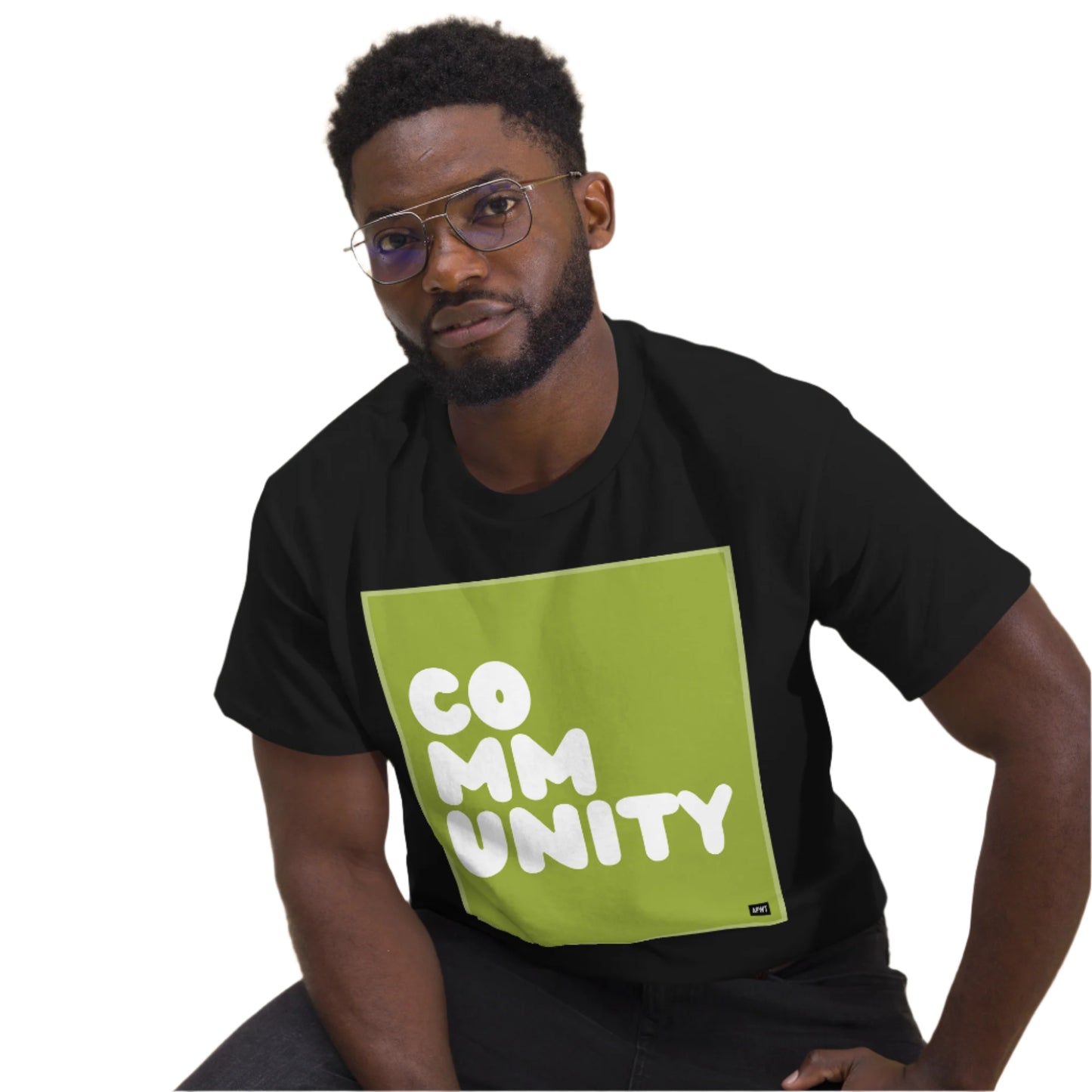 A Community in Lime Green Unisex T-Shirt - Available in Assorted Colors