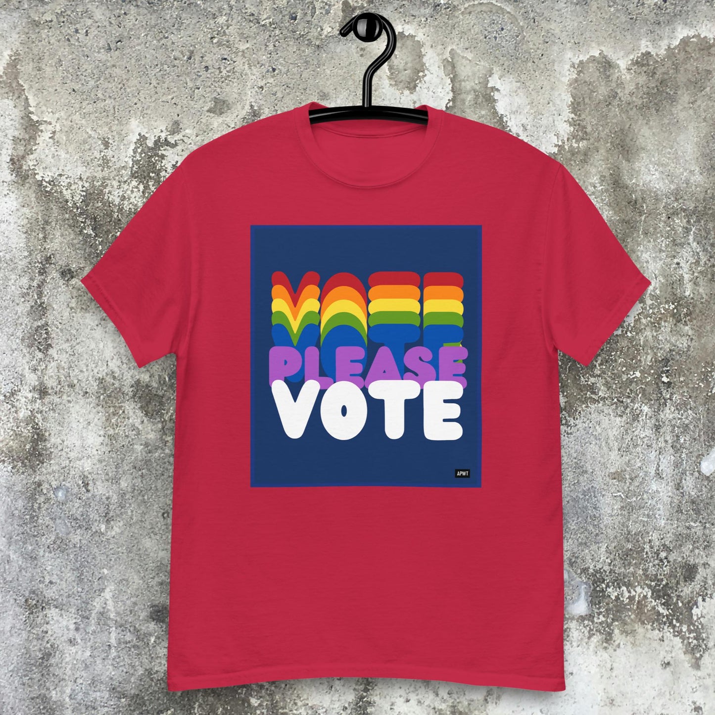 Please Vote in Color Unisex T-Shirt - Available in Assorted Colors