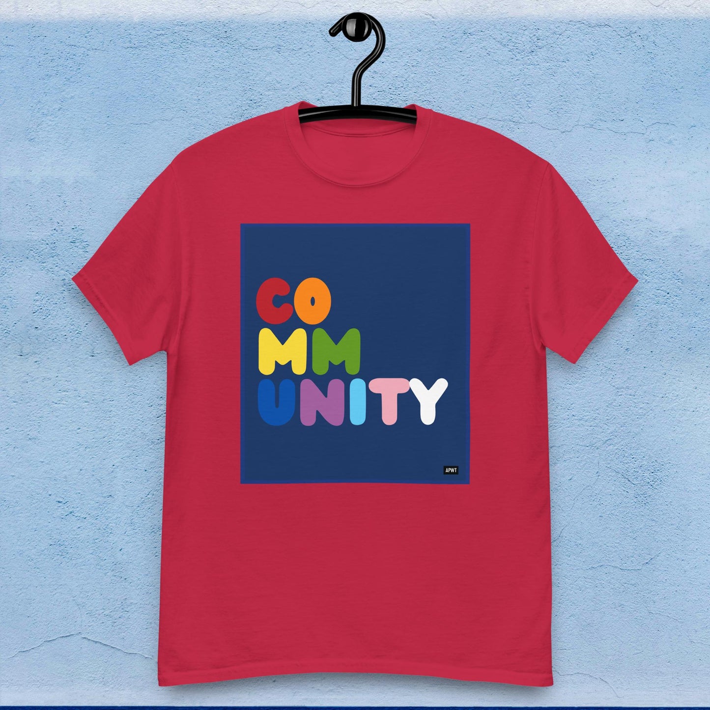 Rainbow Community Unisex T-Shirt - Available in Assorted Colors