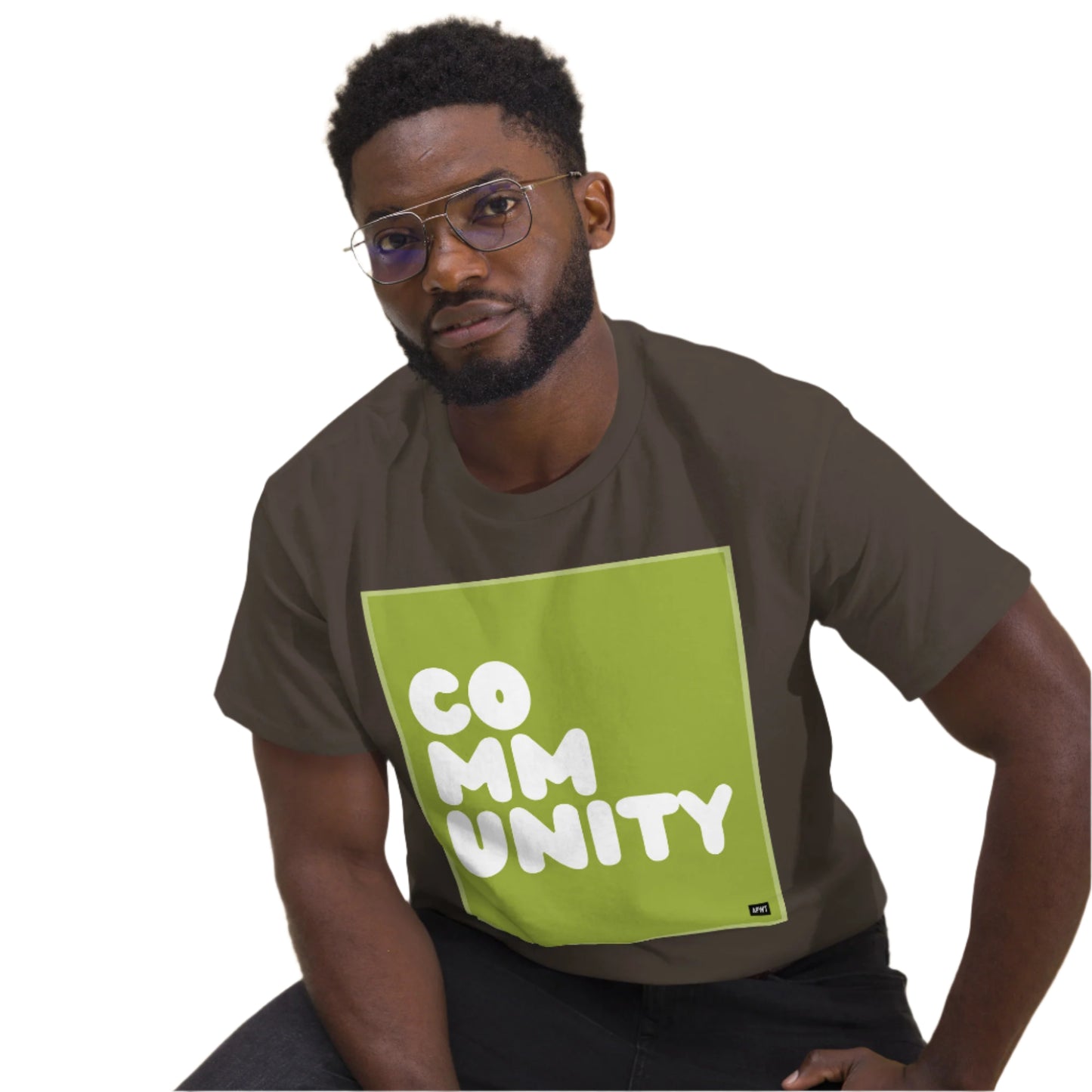 A Community in Lime Green Unisex T-Shirt - Available in Assorted Colors