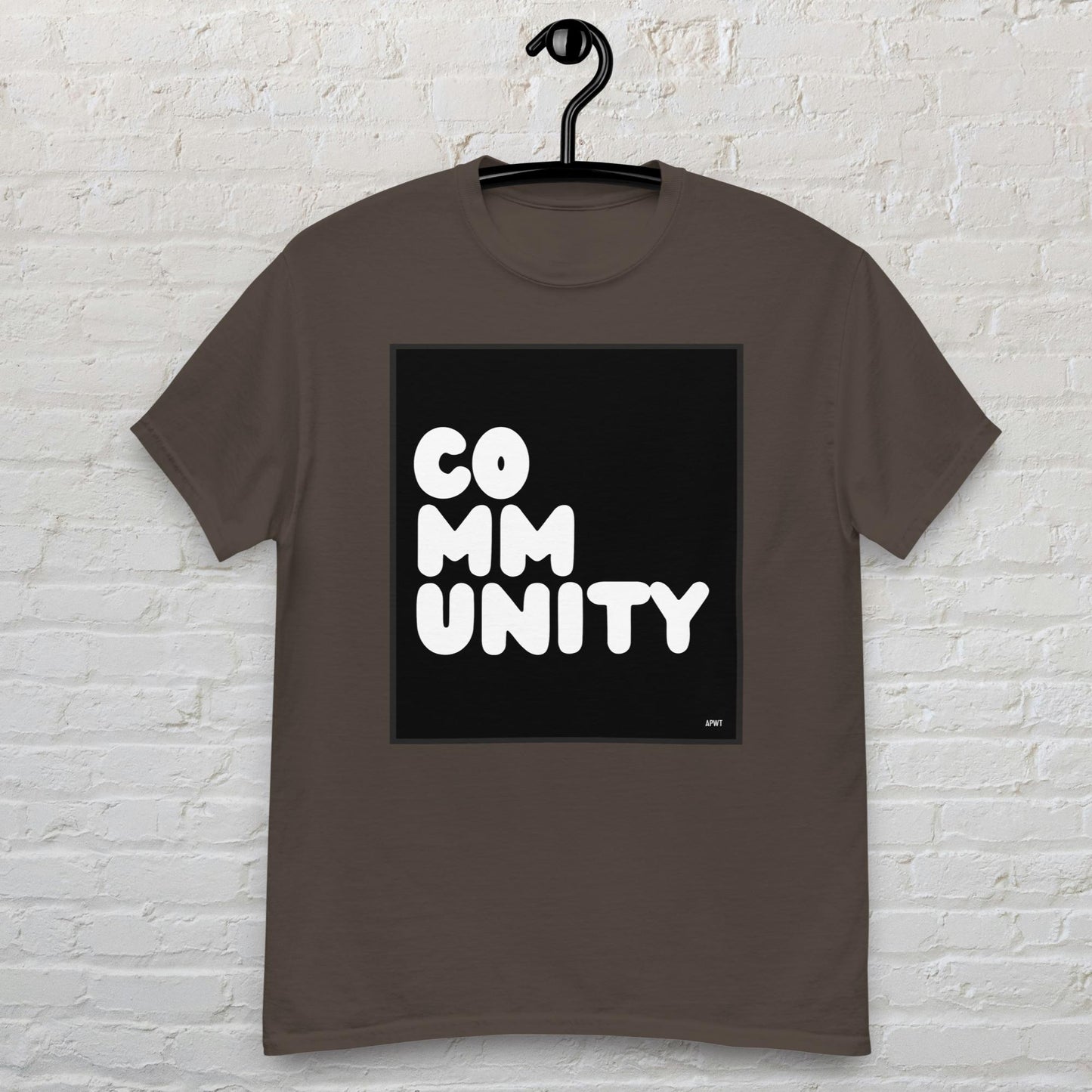 Community in Black and White Unisex T-Shirt - Available in Assorted Colors