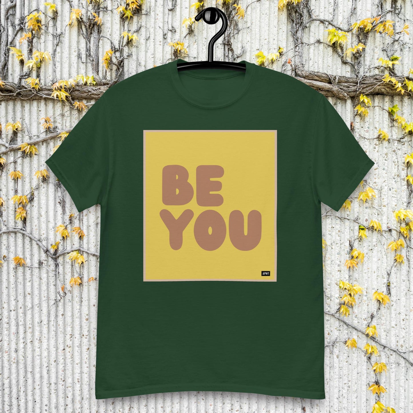 Be You in Yellow and Brown Unisex T-Shirt - Available in Assorted Colors