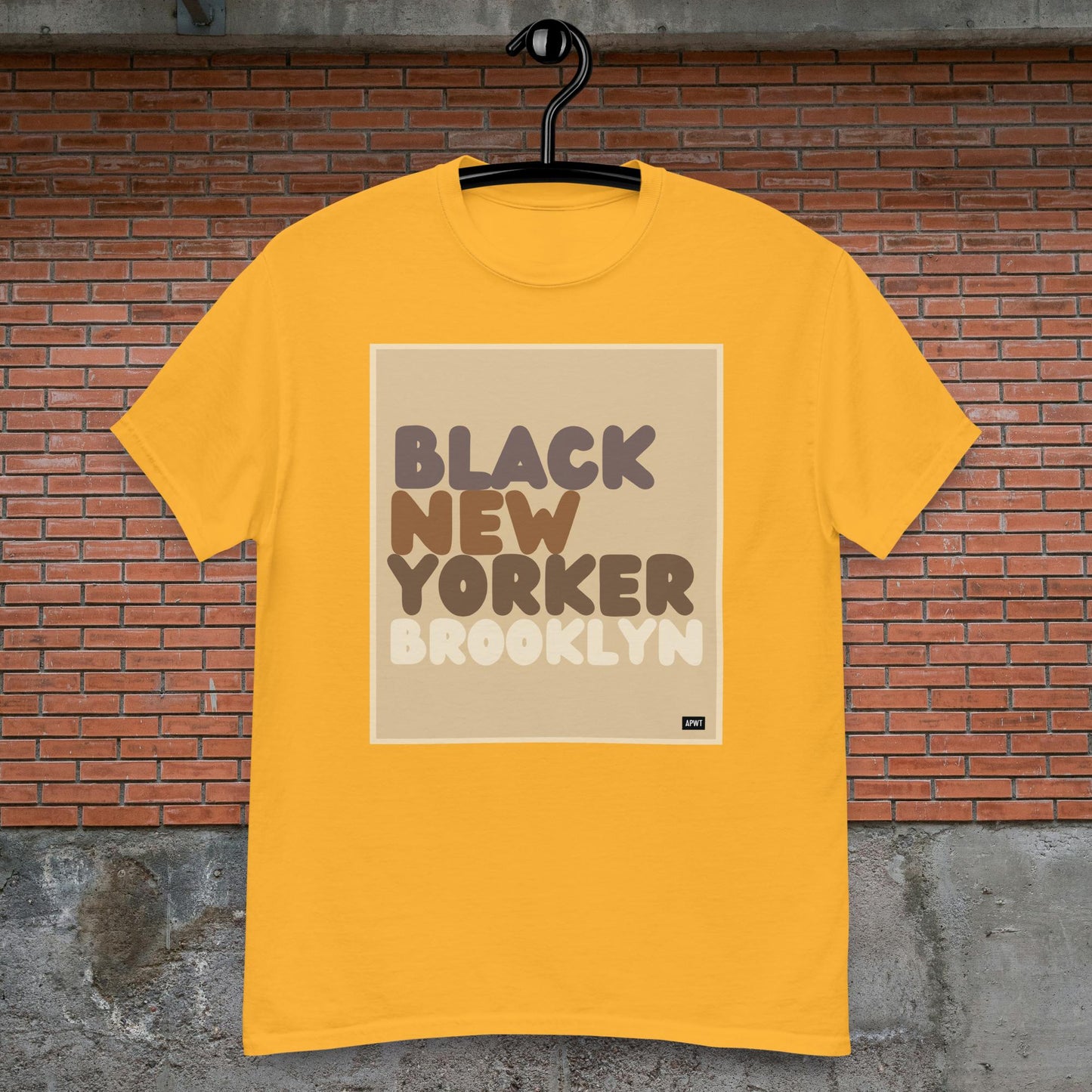 Black New Yorker Brooklyn Unisex T-Shirt - Available in Assorted Colors