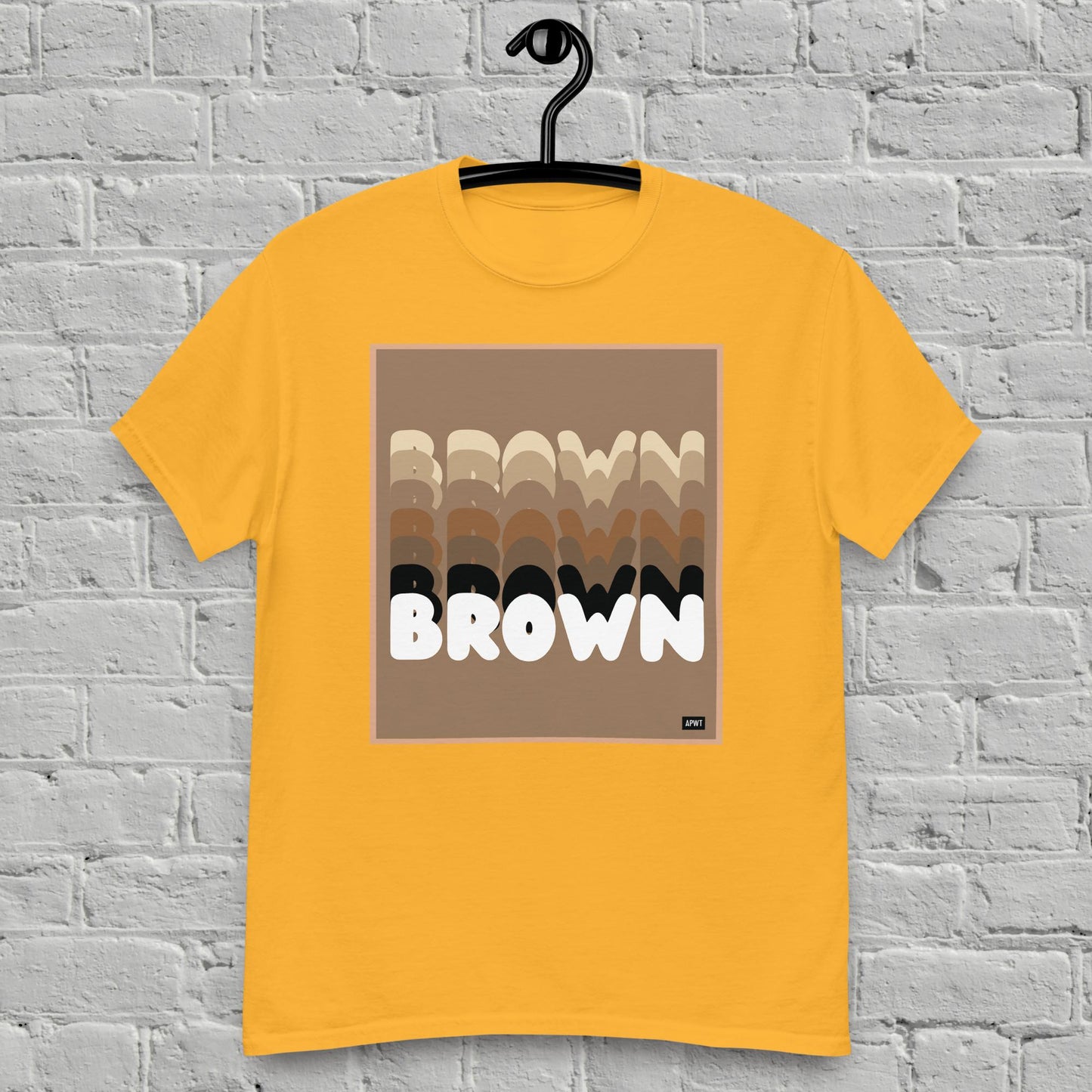 Shades in Brown Unisex T-Shirt - Available in Assorted Colors