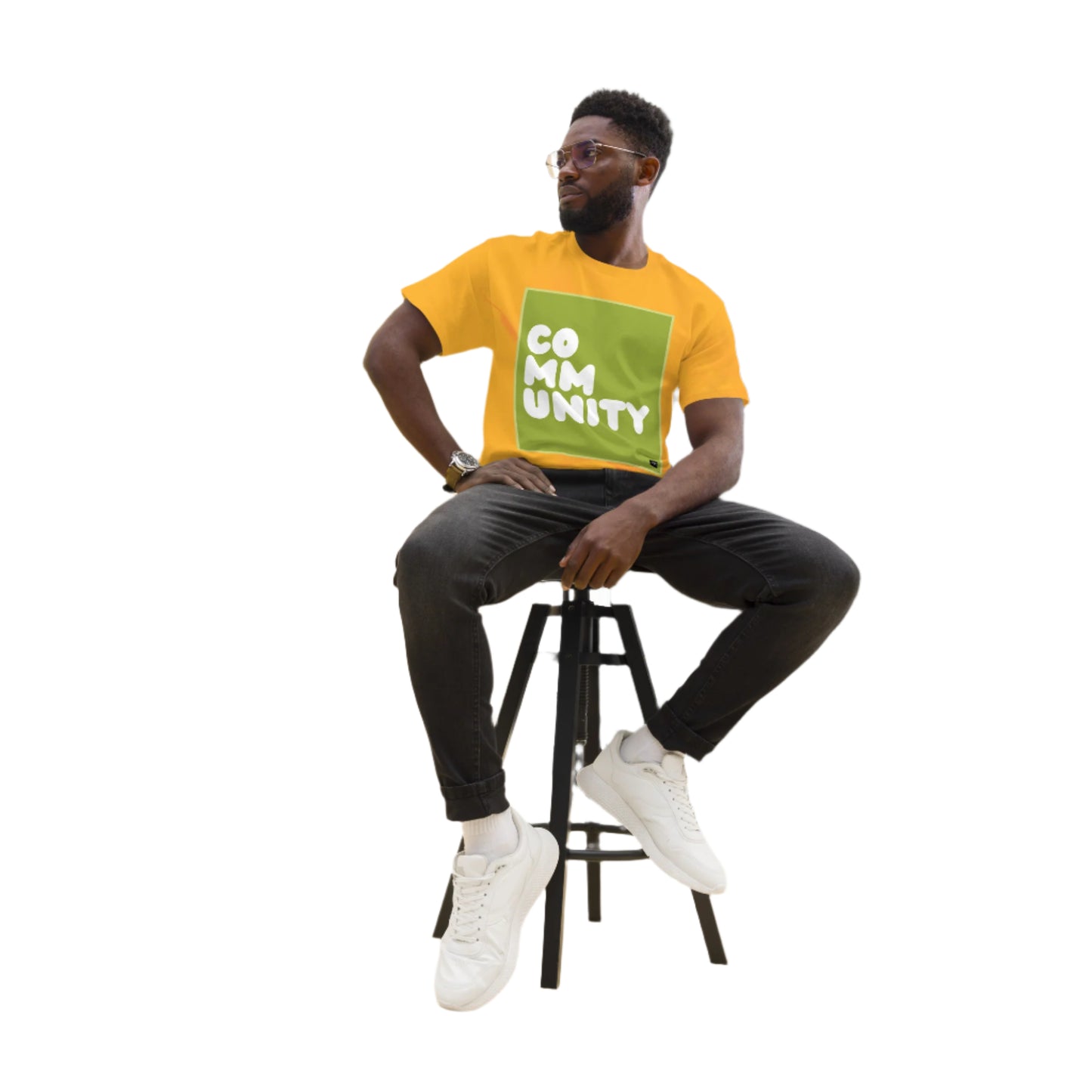 A Community in Lime Green Unisex T-Shirt - Available in Assorted Colors