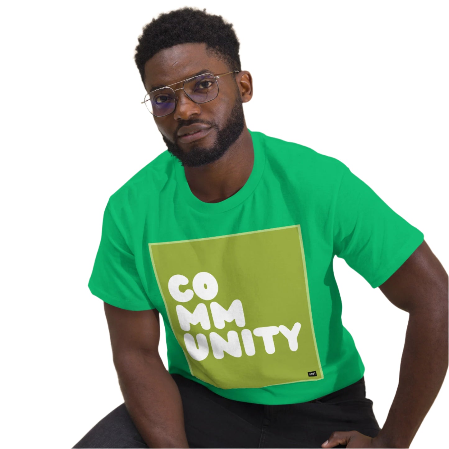 A Community in Lime Green Unisex T-Shirt - Available in Assorted Colors