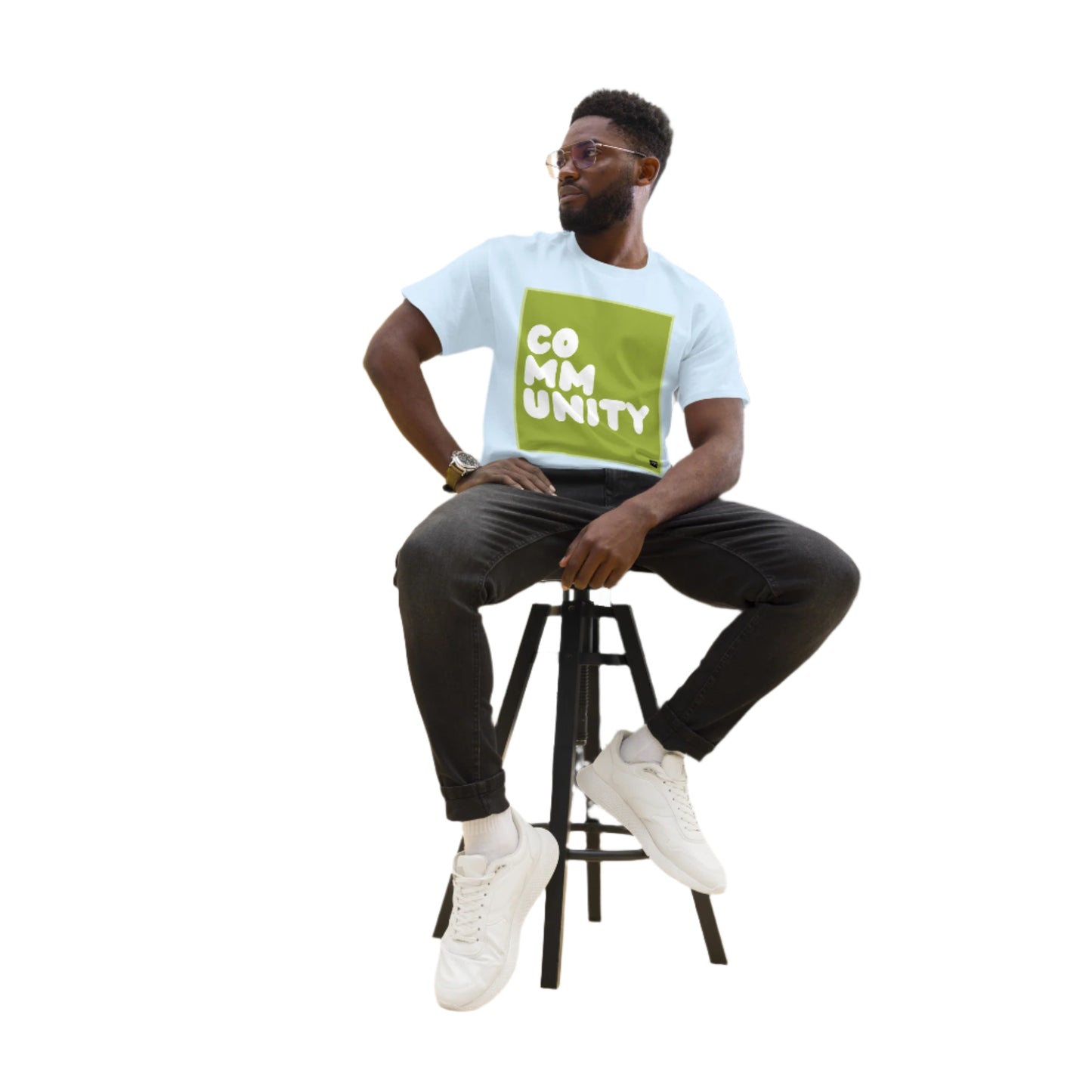 A Community in Lime Green Unisex T-Shirt - Available in Assorted Colors