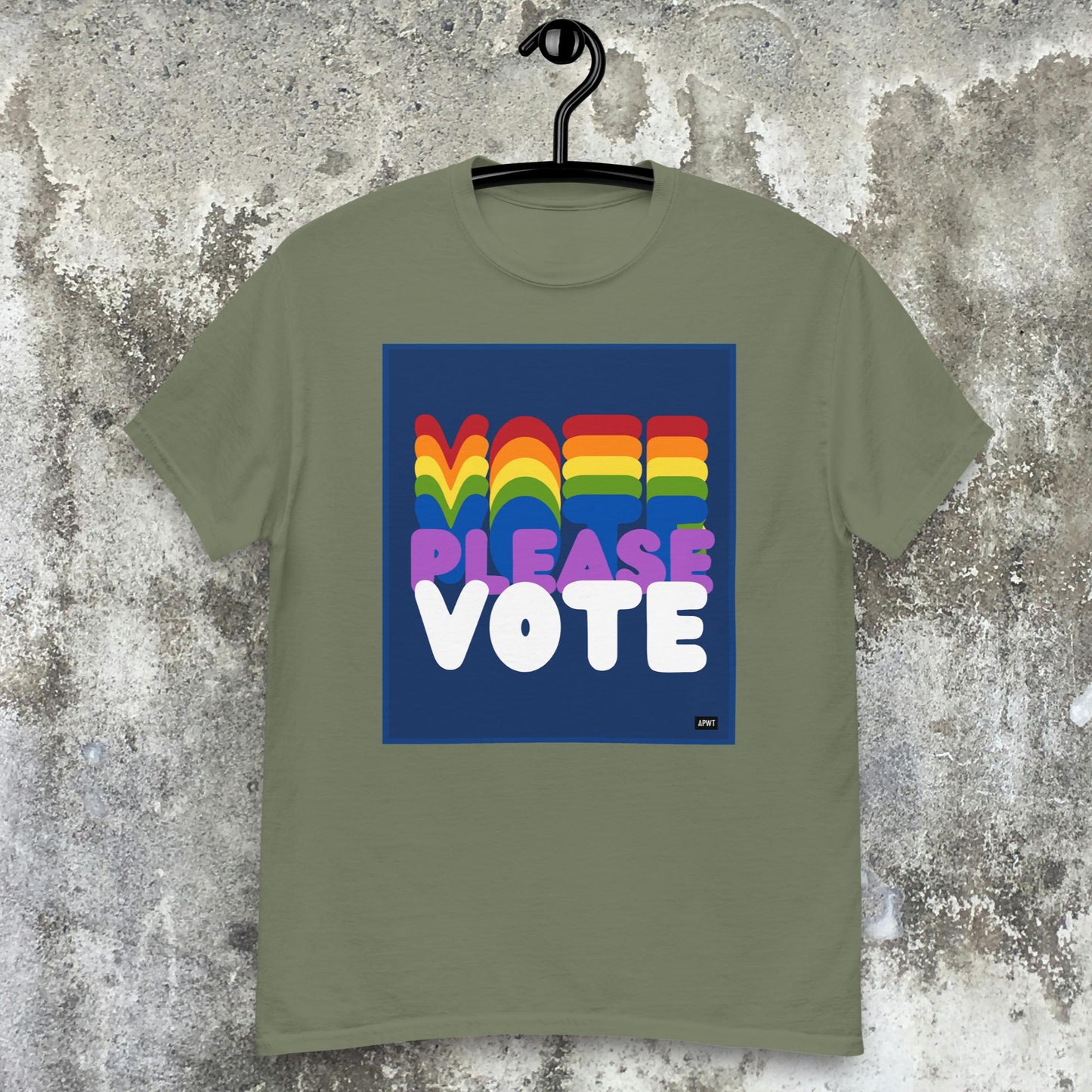Please Vote in Color Unisex T-Shirt - Available in Assorted Colors