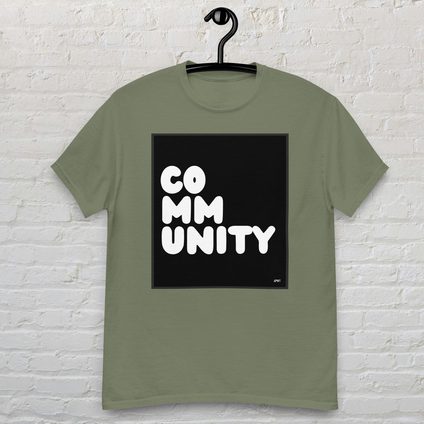 Community in Black and White Unisex T-Shirt - Available in Assorted Colors