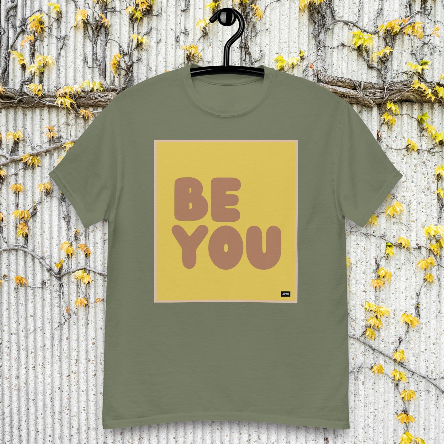 Be You in Yellow and Brown Unisex T-Shirt - Available in Assorted Colors