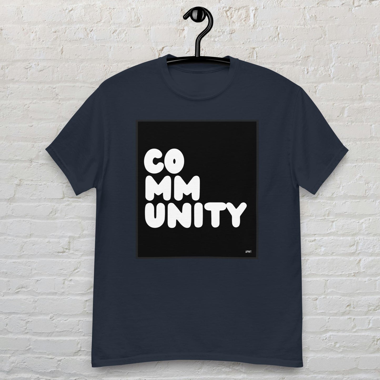 Community in Black and White Unisex T-Shirt - Available in Assorted Colors