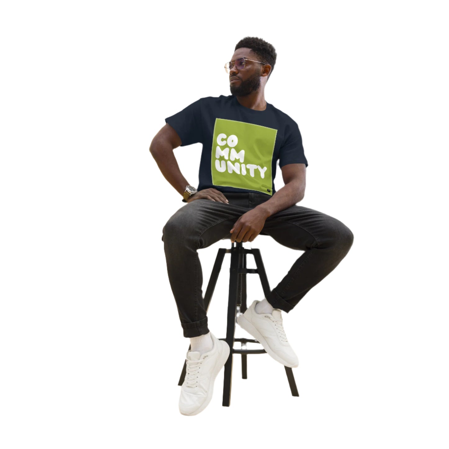 A Community in Lime Green Unisex T-Shirt - Available in Assorted Colors