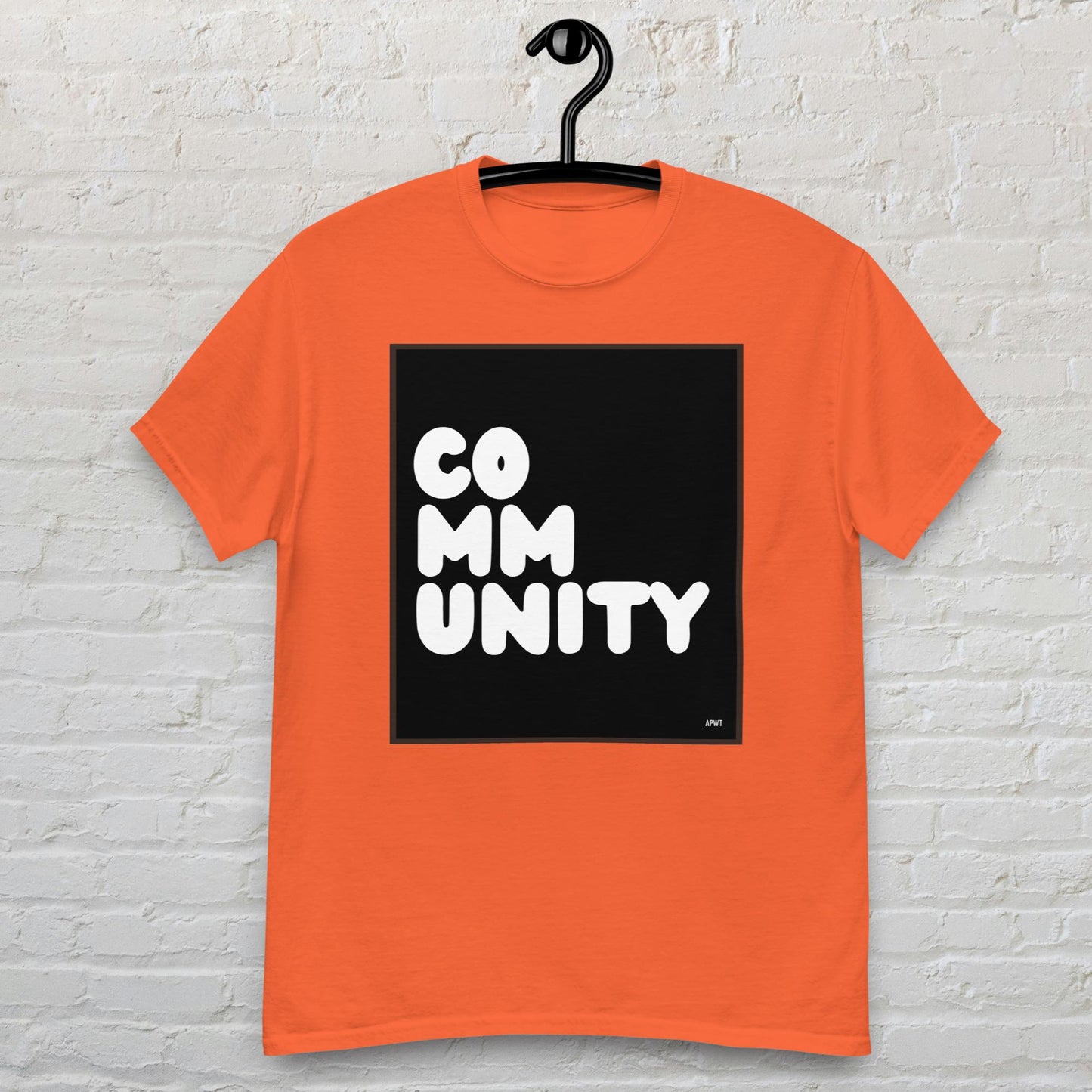 Community in Black and White Unisex T-Shirt - Available in Assorted Colors