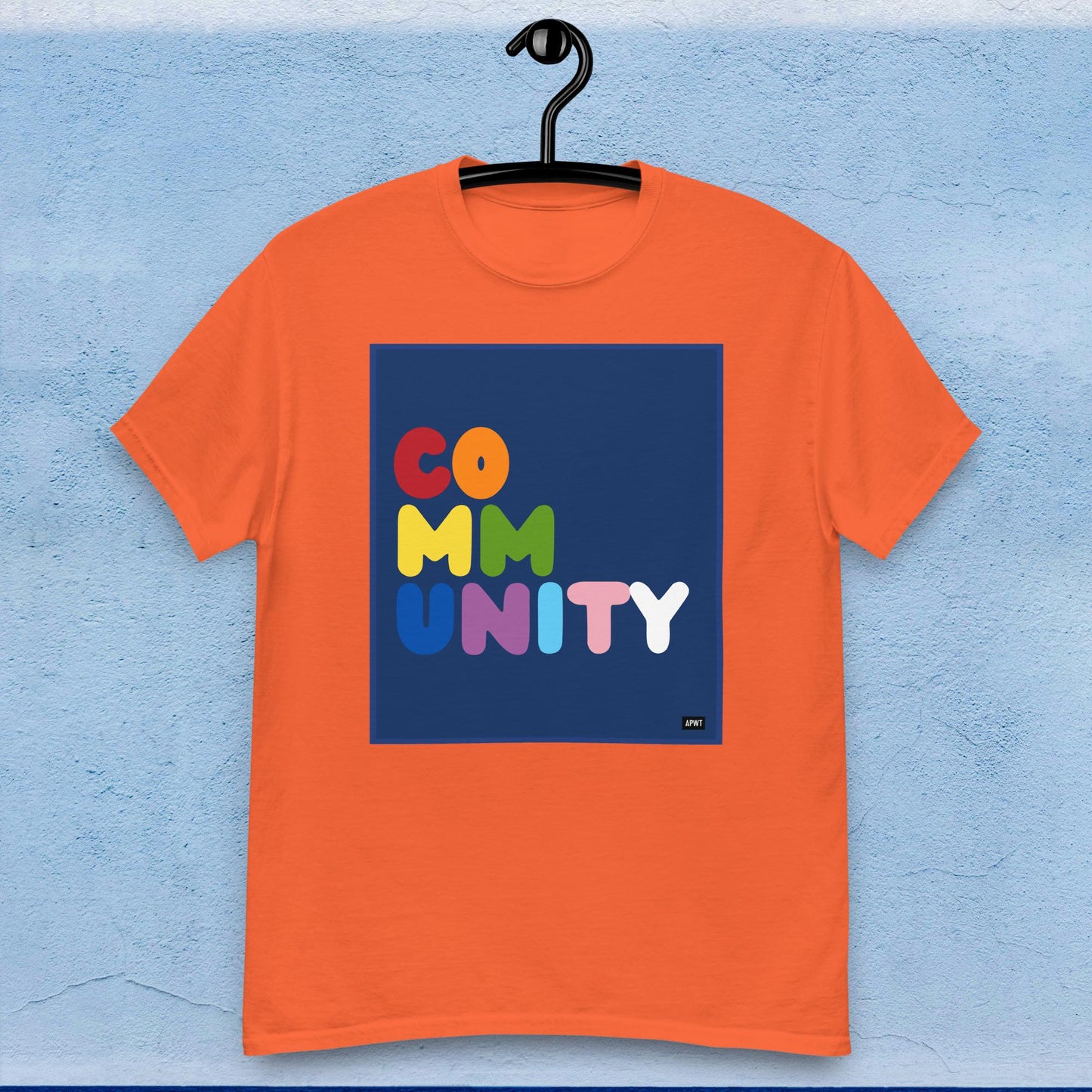 Rainbow Community Unisex T-Shirt - Available in Assorted Colors