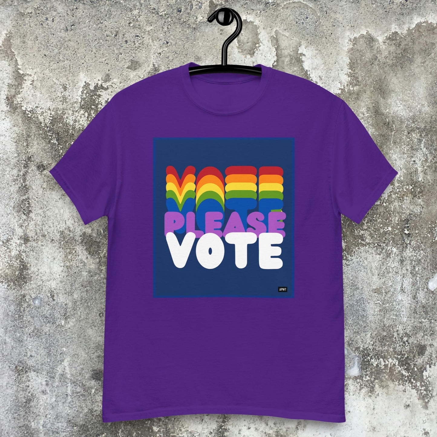 Please Vote in Color Unisex T-Shirt - Available in Assorted Colors