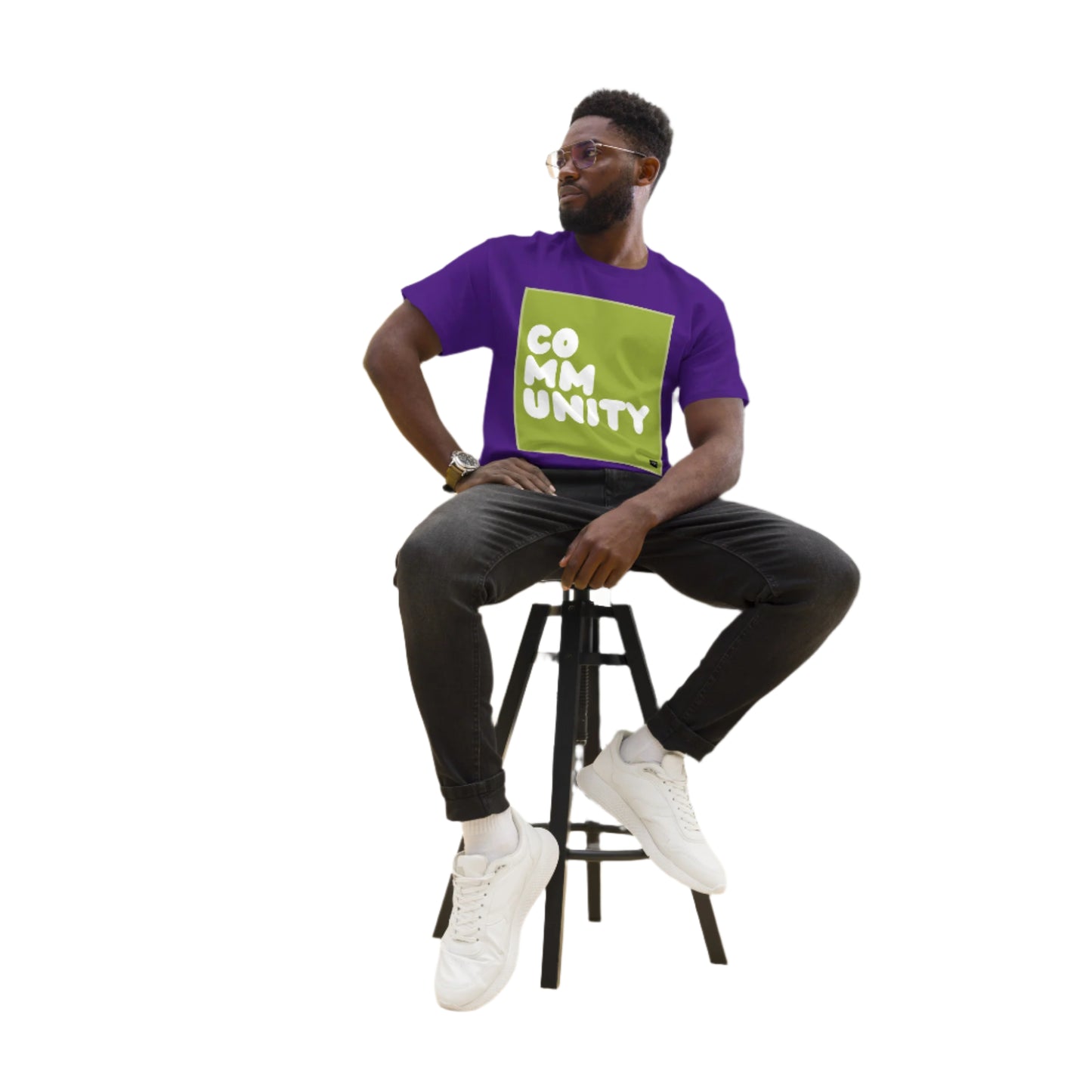 A Community in Lime Green Unisex T-Shirt - Available in Assorted Colors