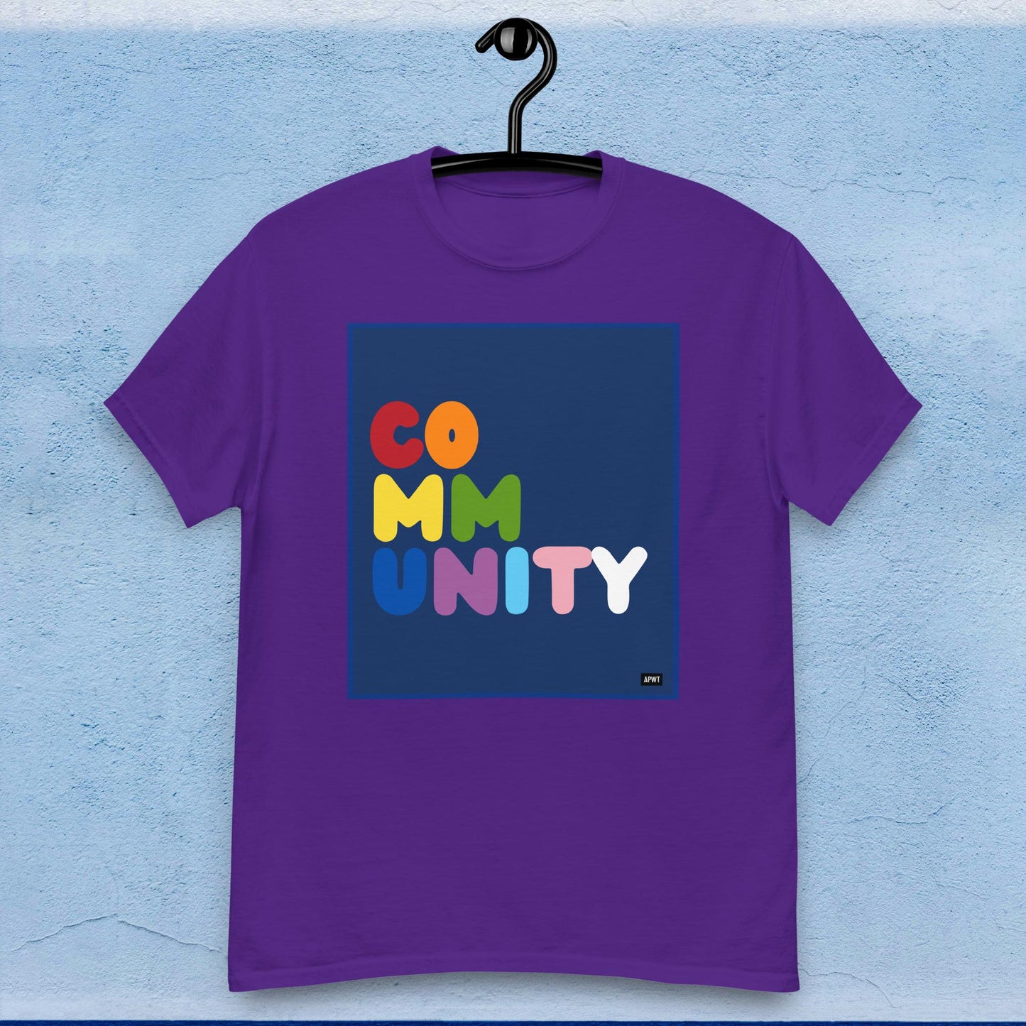 Rainbow Community Unisex T-Shirt - Available in Assorted Colors