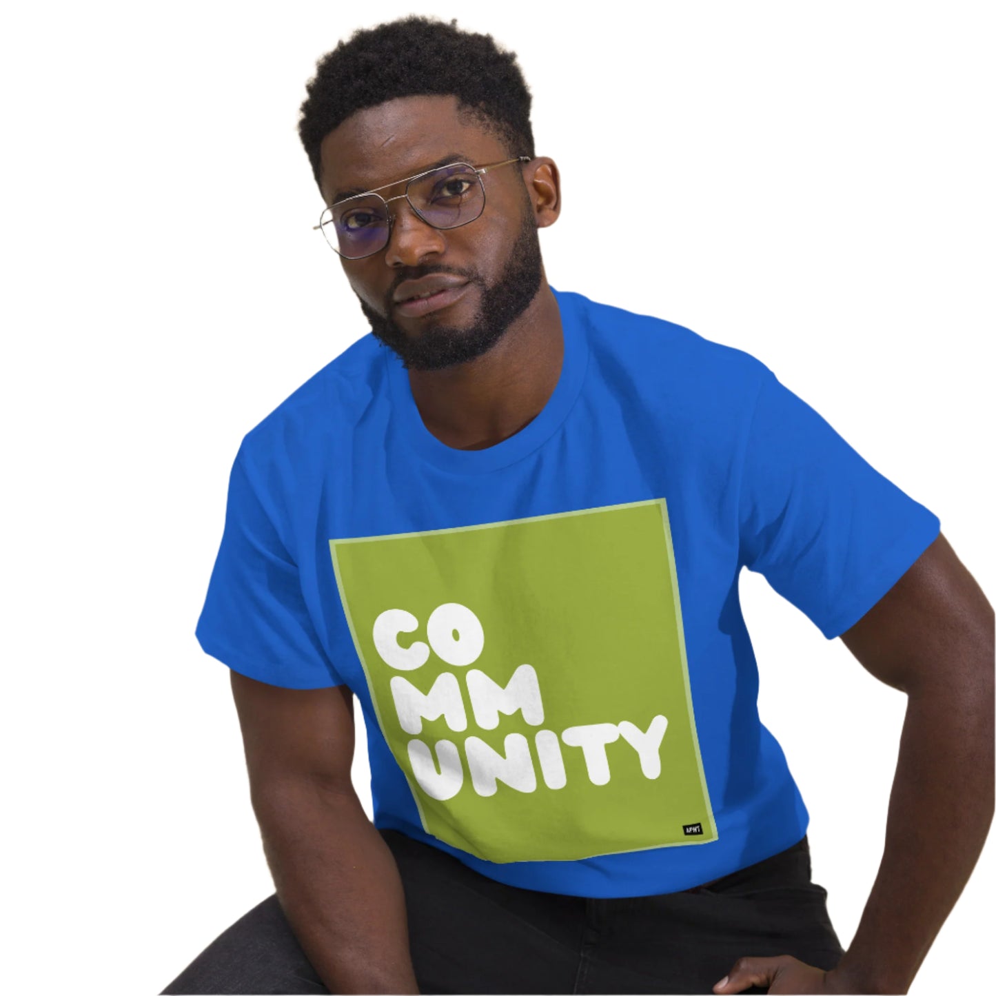 A Community in Lime Green Unisex T-Shirt - Available in Assorted Colors