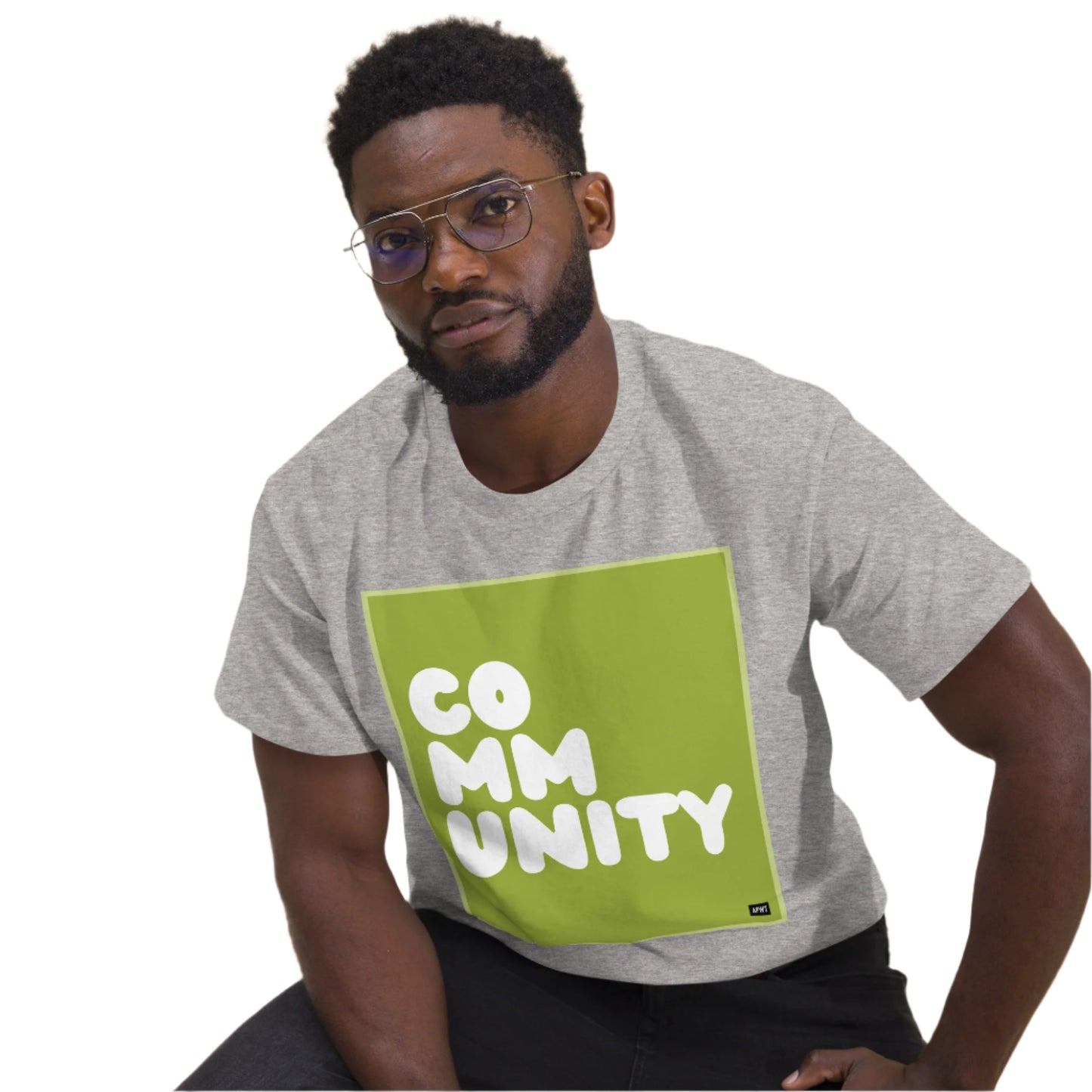 A Community in Lime Green Unisex T-Shirt - Available in Assorted Colors