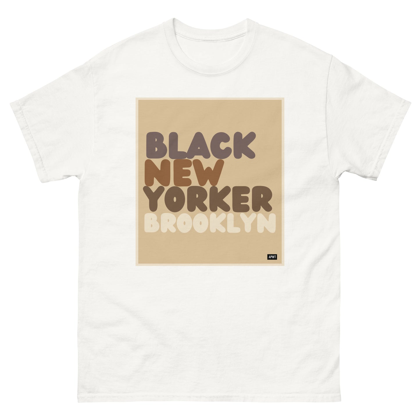 The Black New Yorker Brooklyn Unisex T-Shirt - The APWT Gift Shop