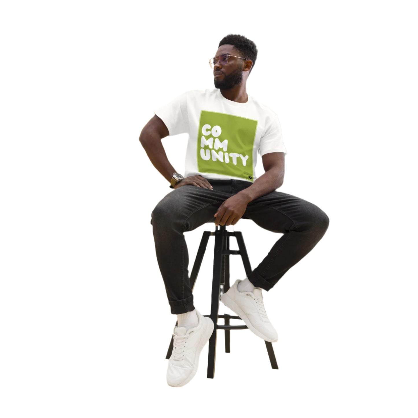 A Community in Lime Green Unisex T-Shirt - Available in Assorted Colors
