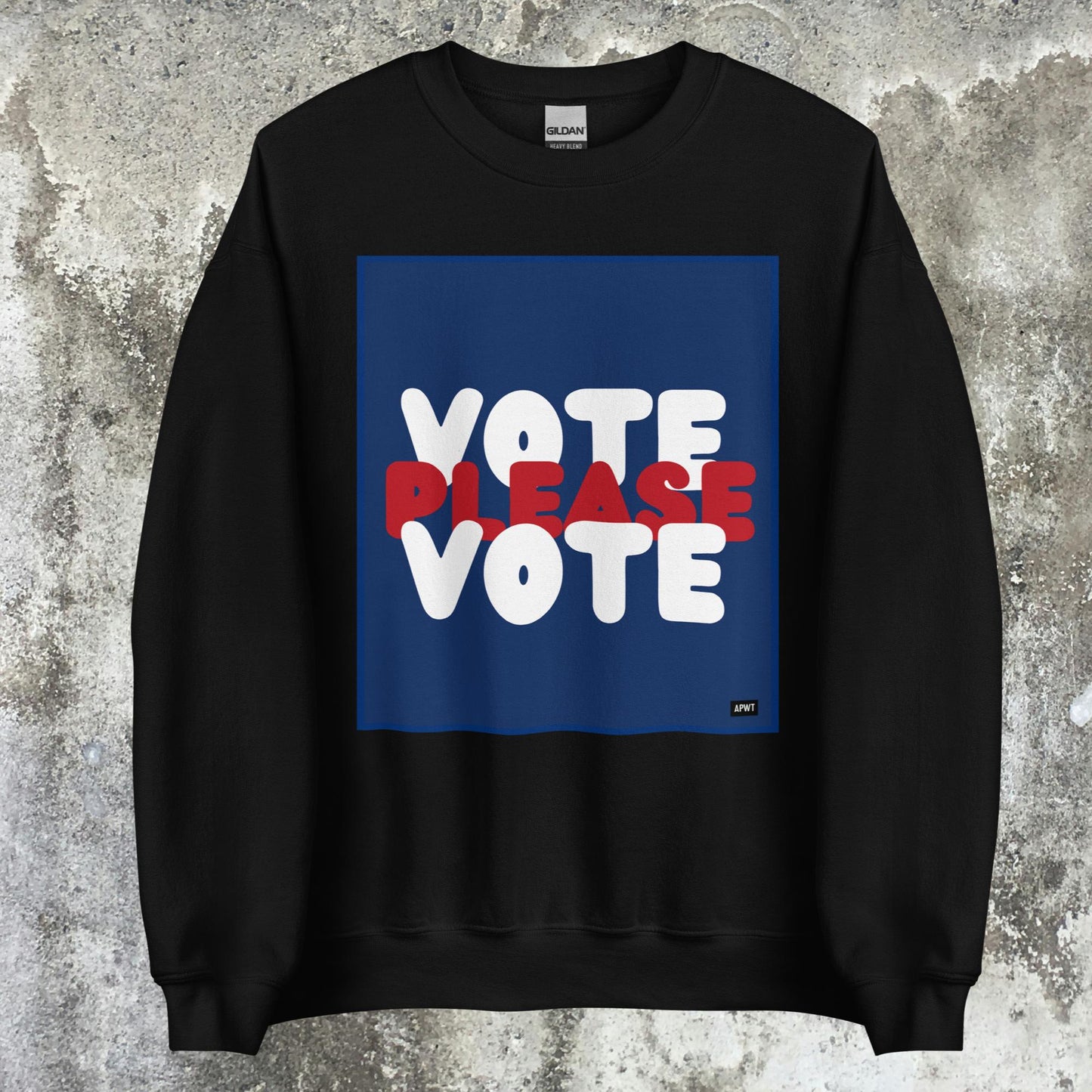 Please Vote Unisex Crew Neck Sweatshirt - Available in Assorted Colors