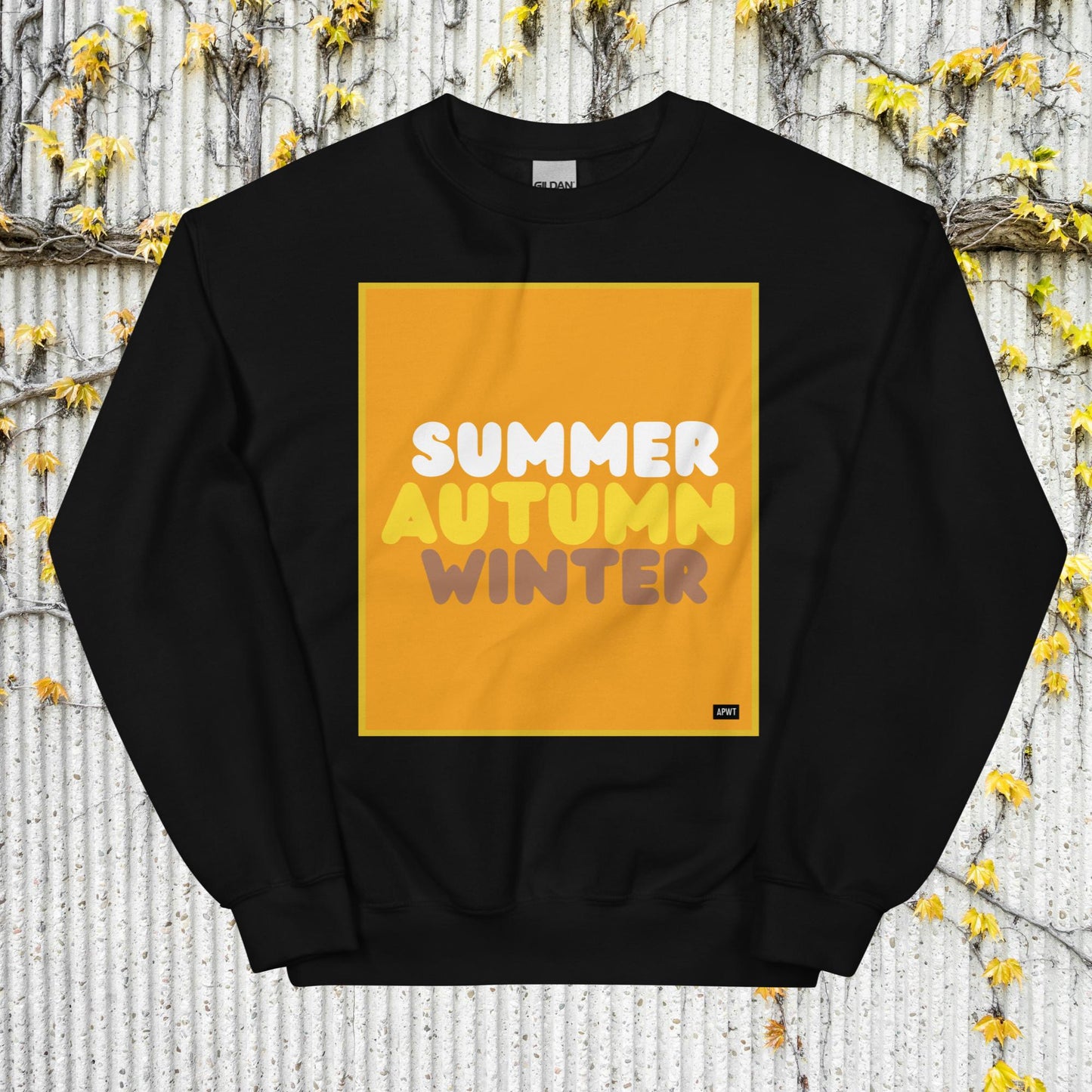 Autumn in Orange Unisex Crew Neck Sweatshirt - Available in Assorted Colors