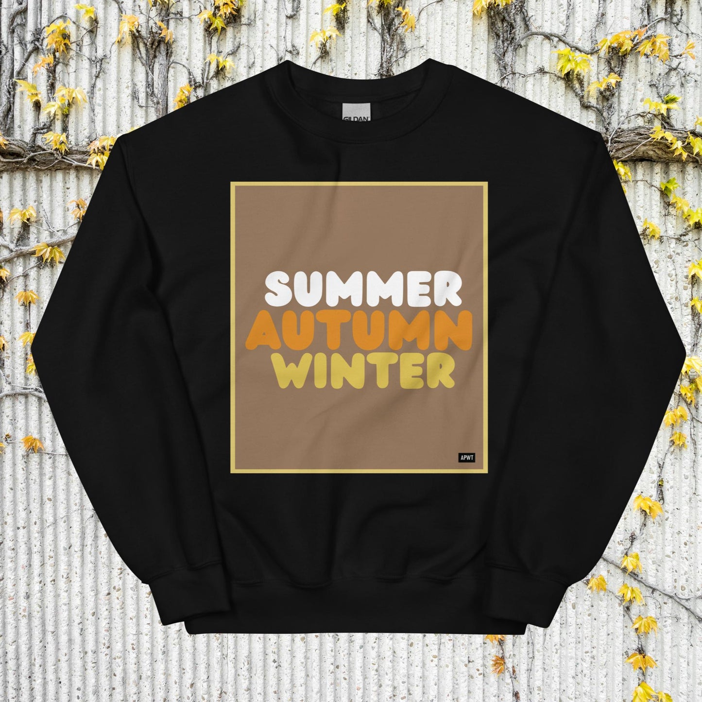 Autumn in Brown Unisex Crew Neck Sweatshirt - Available in Assorted Colors