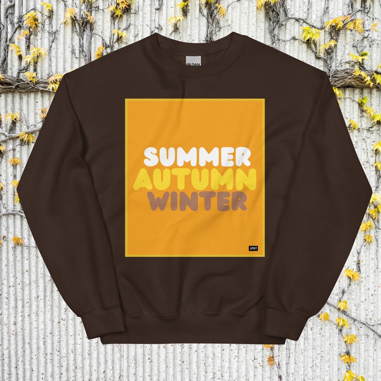 Autumn in Orange Unisex Crew Neck Sweatshirt - Available in Assorted Colors