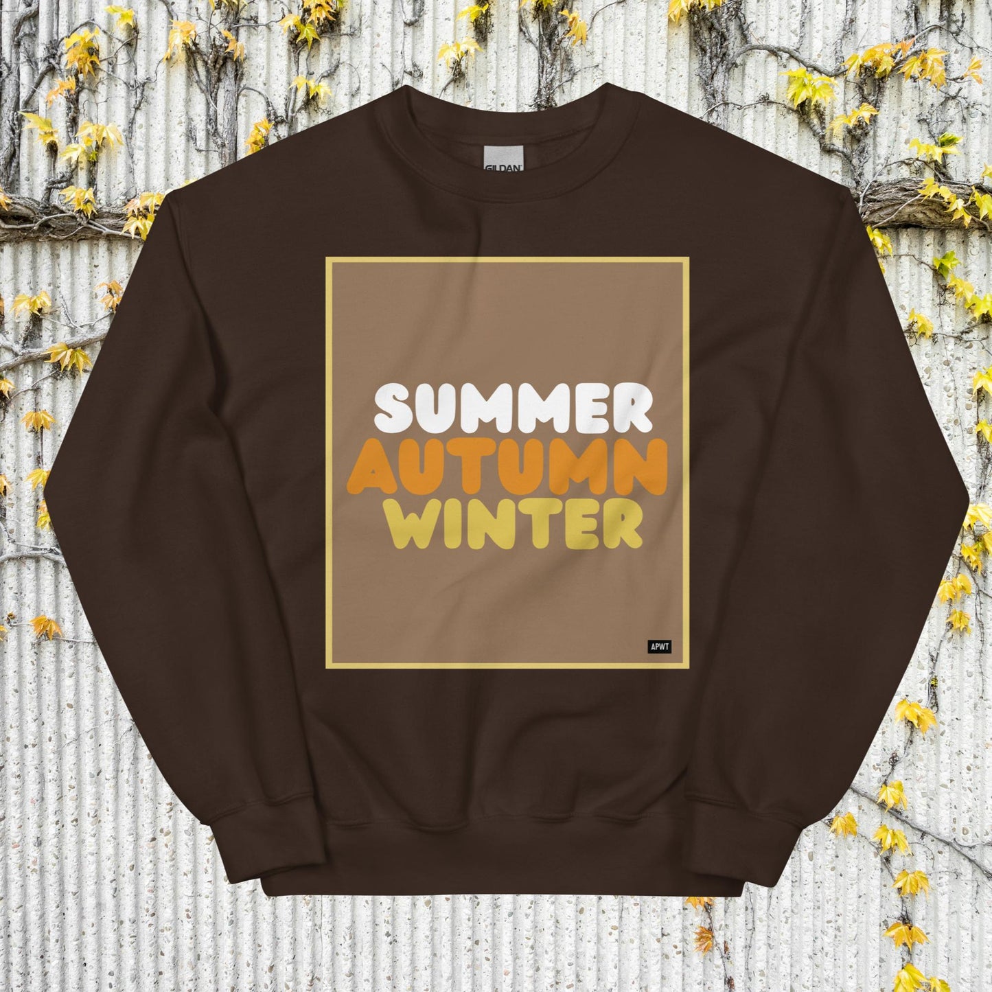 Autumn in Brown Unisex Crew Neck Sweatshirt - Available in Assorted Colors