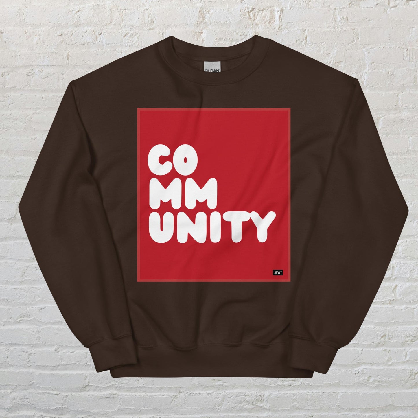 A Community in Crimson Unisex Crew Neck Sweatshirt - Available in Assorted Colors