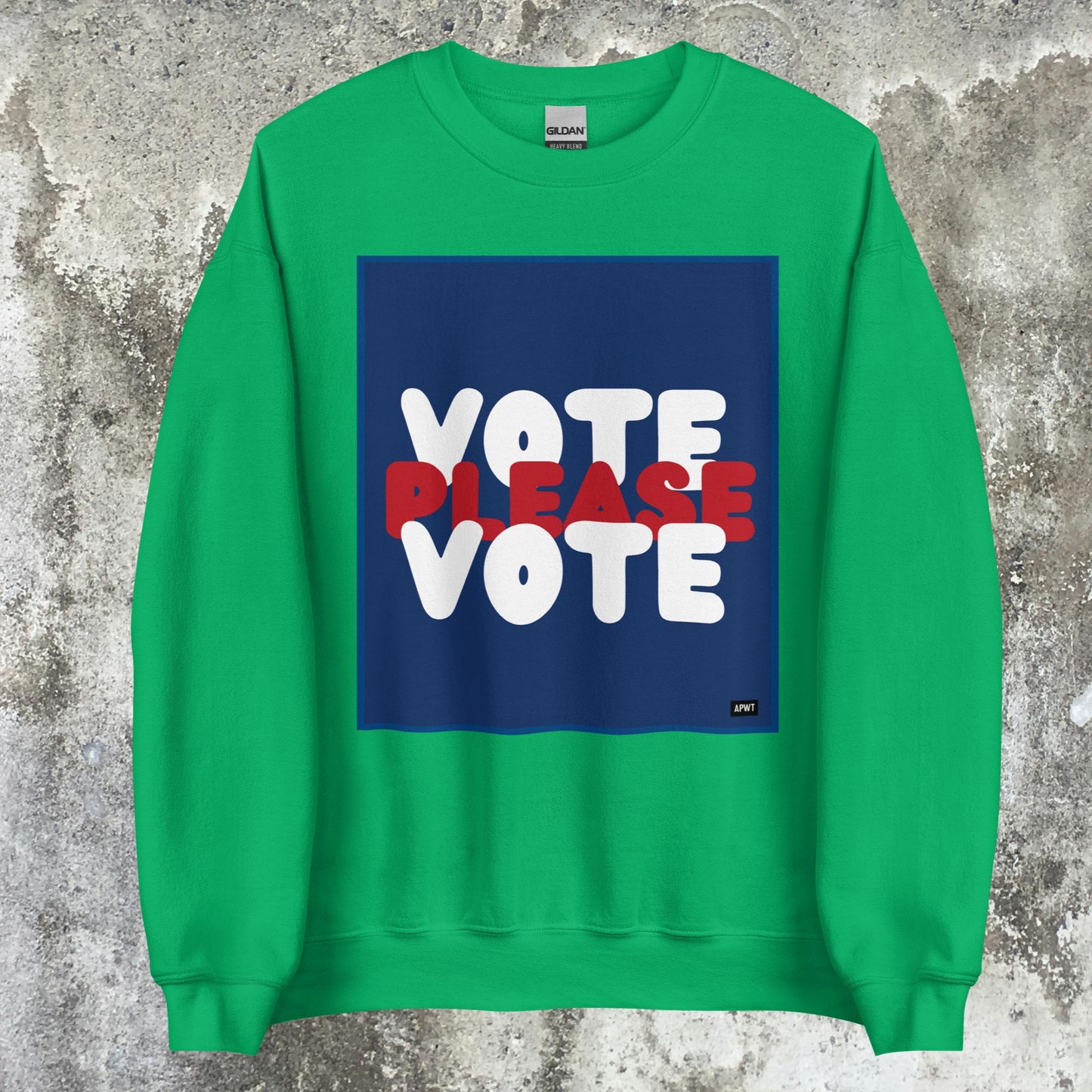Please Vote Unisex Crew Neck Sweatshirt - Available in Assorted Colors