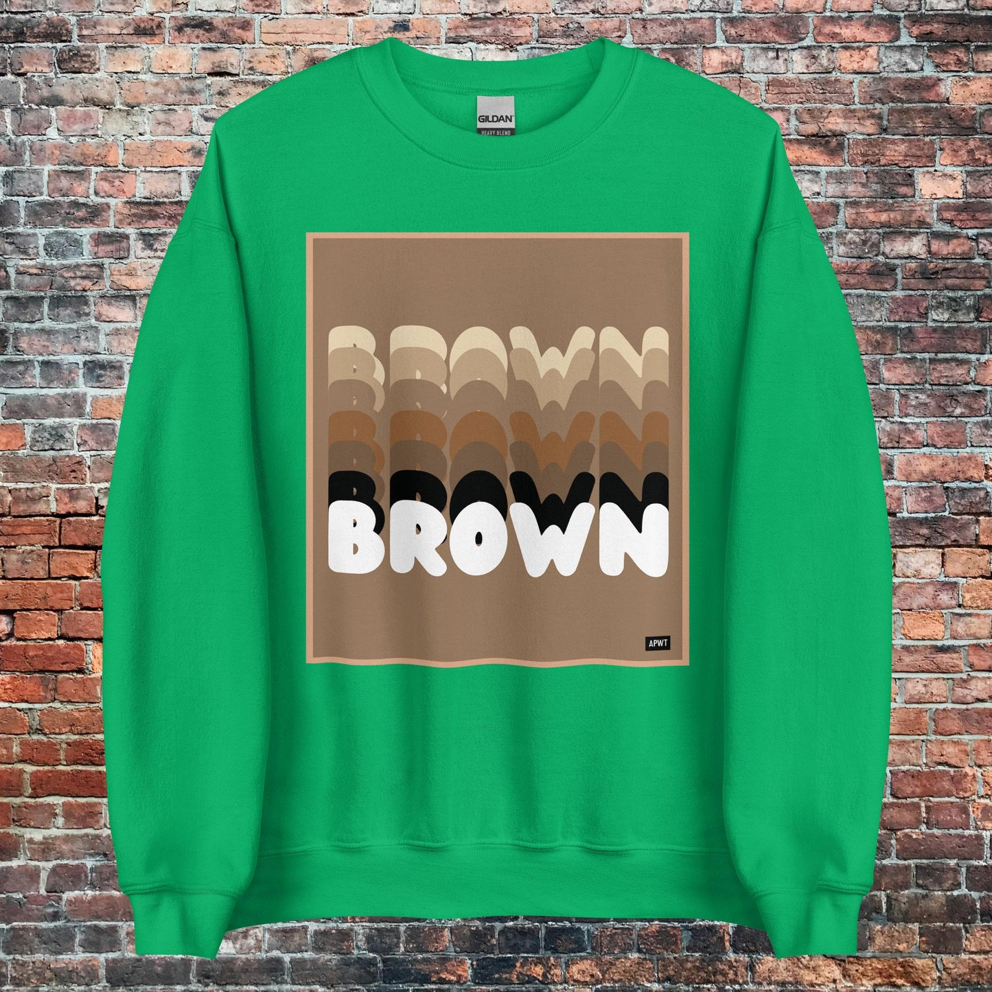 Shades in Brown Unisex Crew Neck Sweatshirt - Available in Assorted Colors