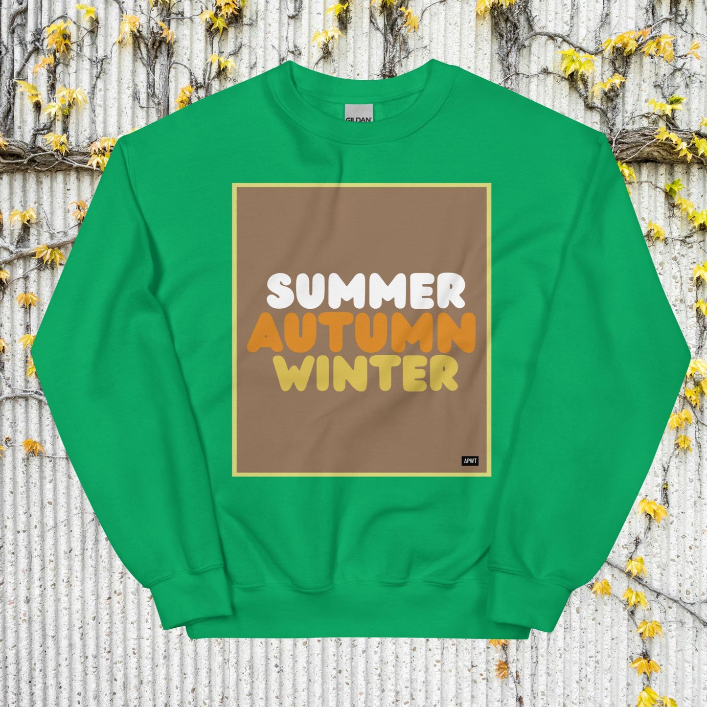 Autumn in Brown Unisex Crew Neck Sweatshirt - Available in Assorted Colors