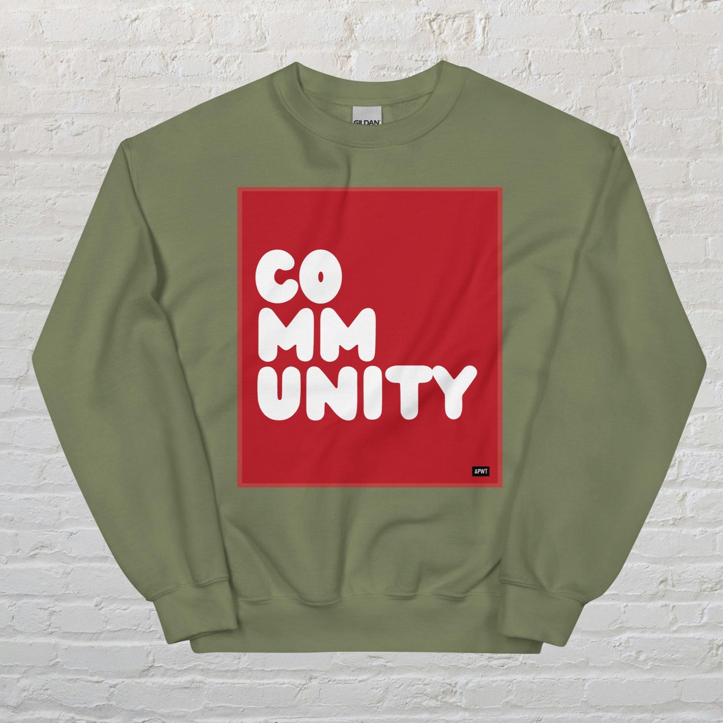 A Community in Crimson Unisex Crew Neck Sweatshirt - Available in Assorted Colors
