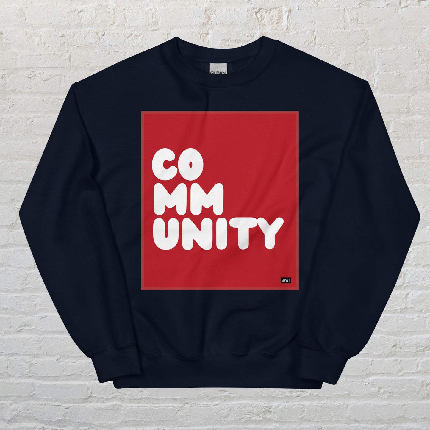 A Community in Crimson Unisex Crew Neck Sweatshirt - Available in Assorted Colors