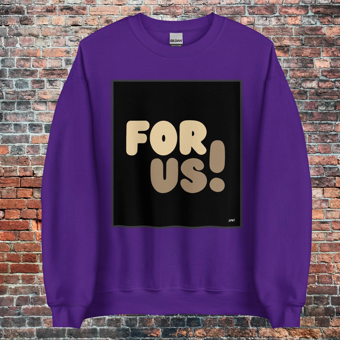 For Us Unisex Crew Neck Sweatshirt - Available in Assorted Colors