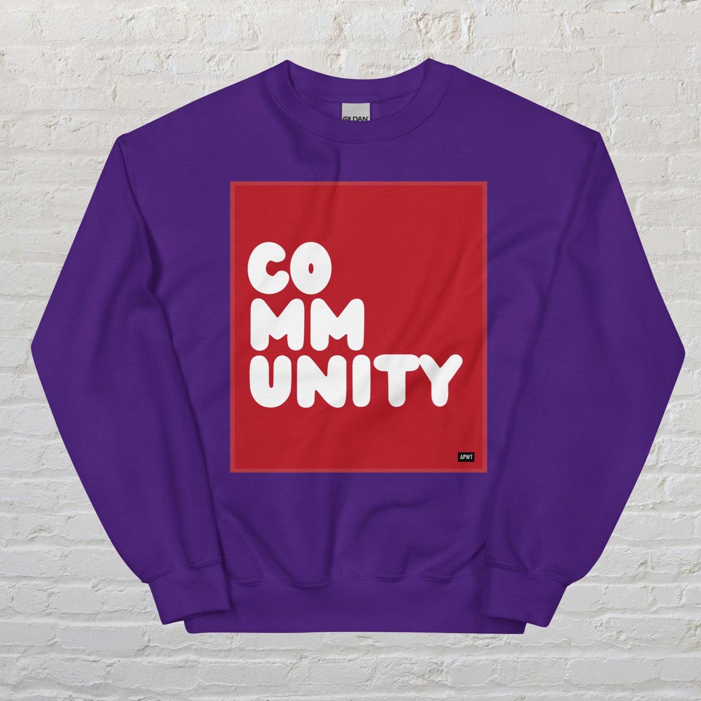 A Community in Crimson Unisex Crew Neck Sweatshirt - Available in Assorted Colors