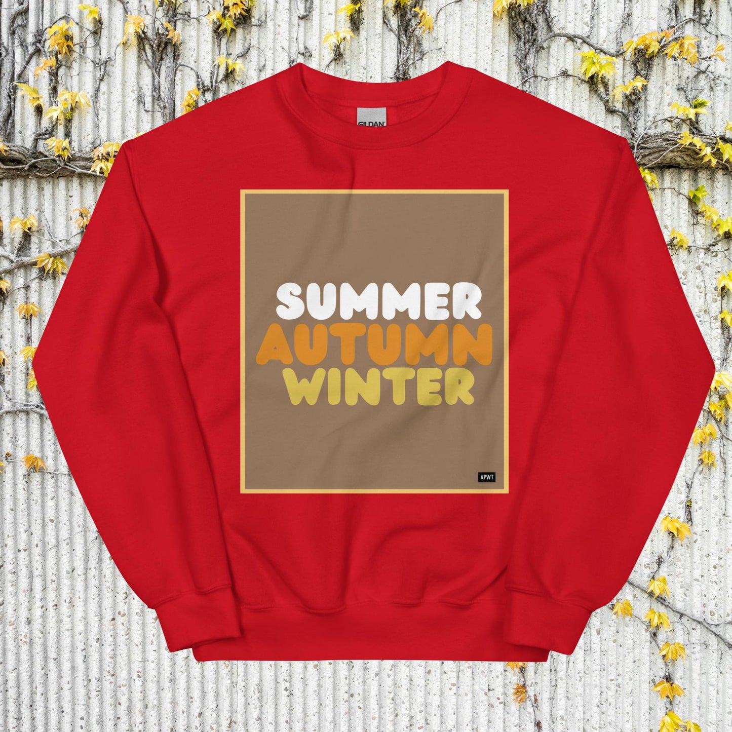 Autumn in Brown Unisex Crew Neck Sweatshirt - Available in Assorted Colors