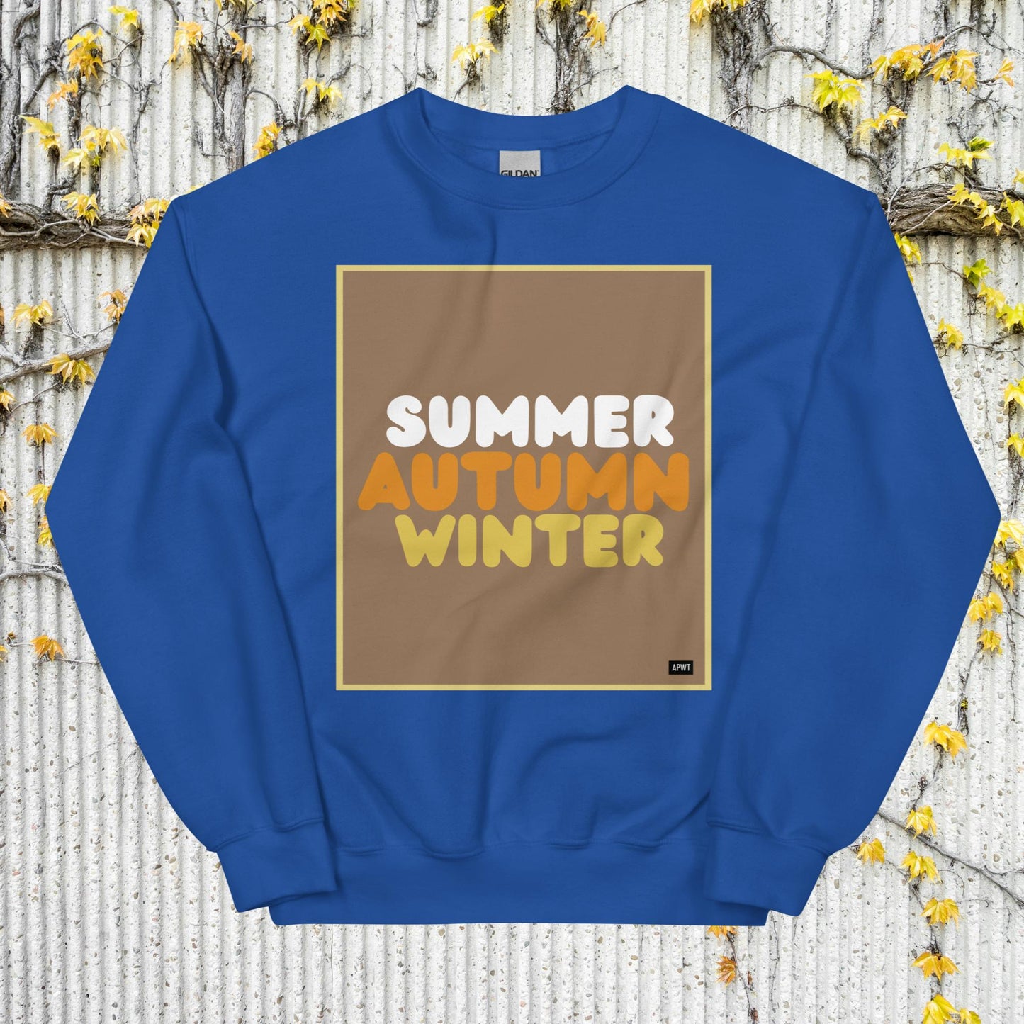 Autumn in Brown Unisex Crew Neck Sweatshirt - Available in Assorted Colors