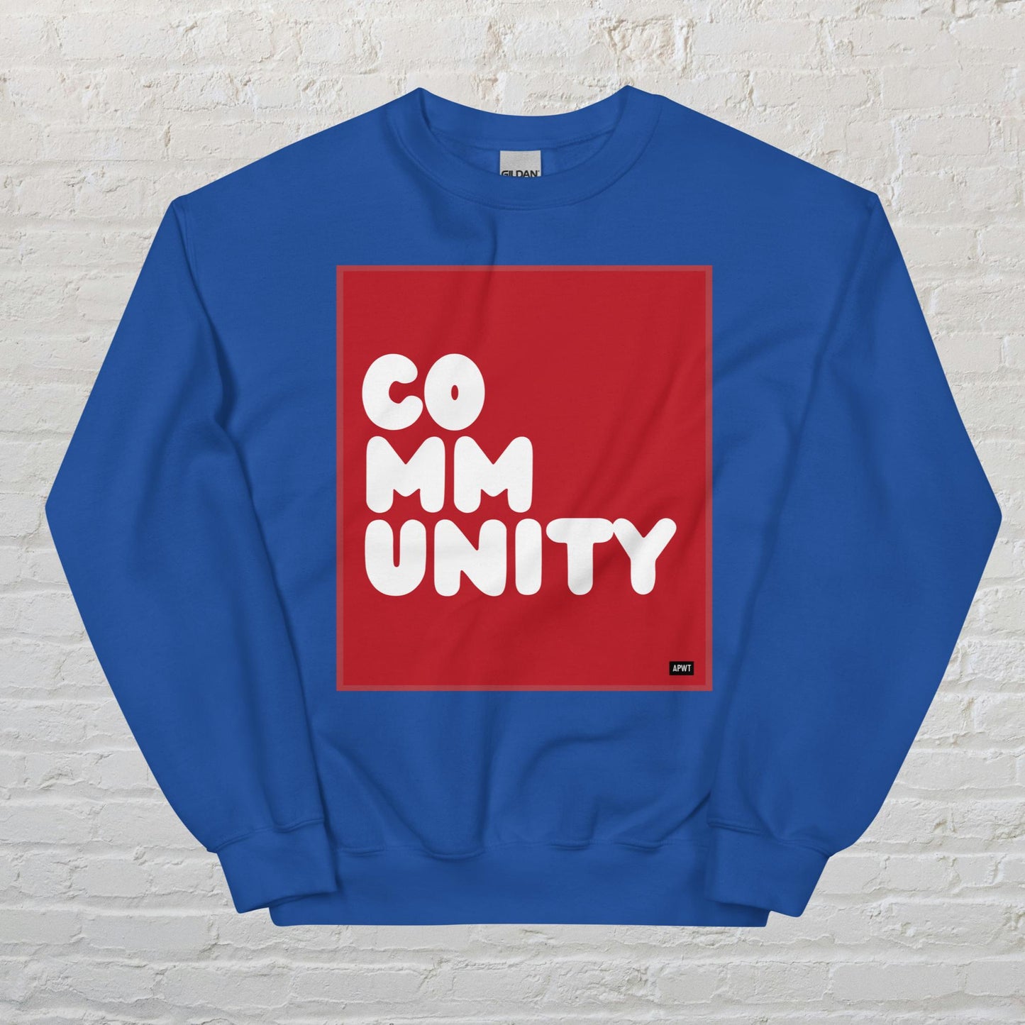 A Community in Crimson Unisex Crew Neck Sweatshirt - Available in Assorted Colors