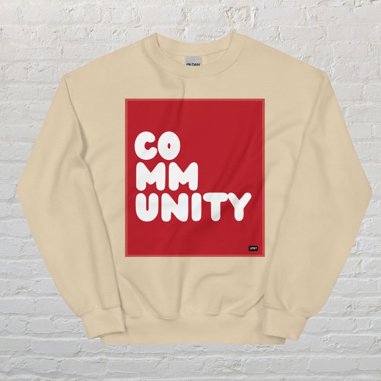 A Community in Crimson Unisex Crew Neck Sweatshirt - Available in Assorted Colors