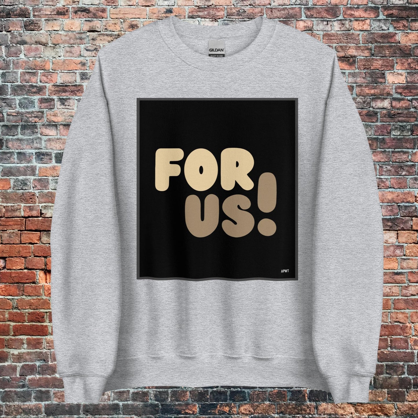 For Us Unisex Crew Neck Sweatshirt - Available in Assorted Colors