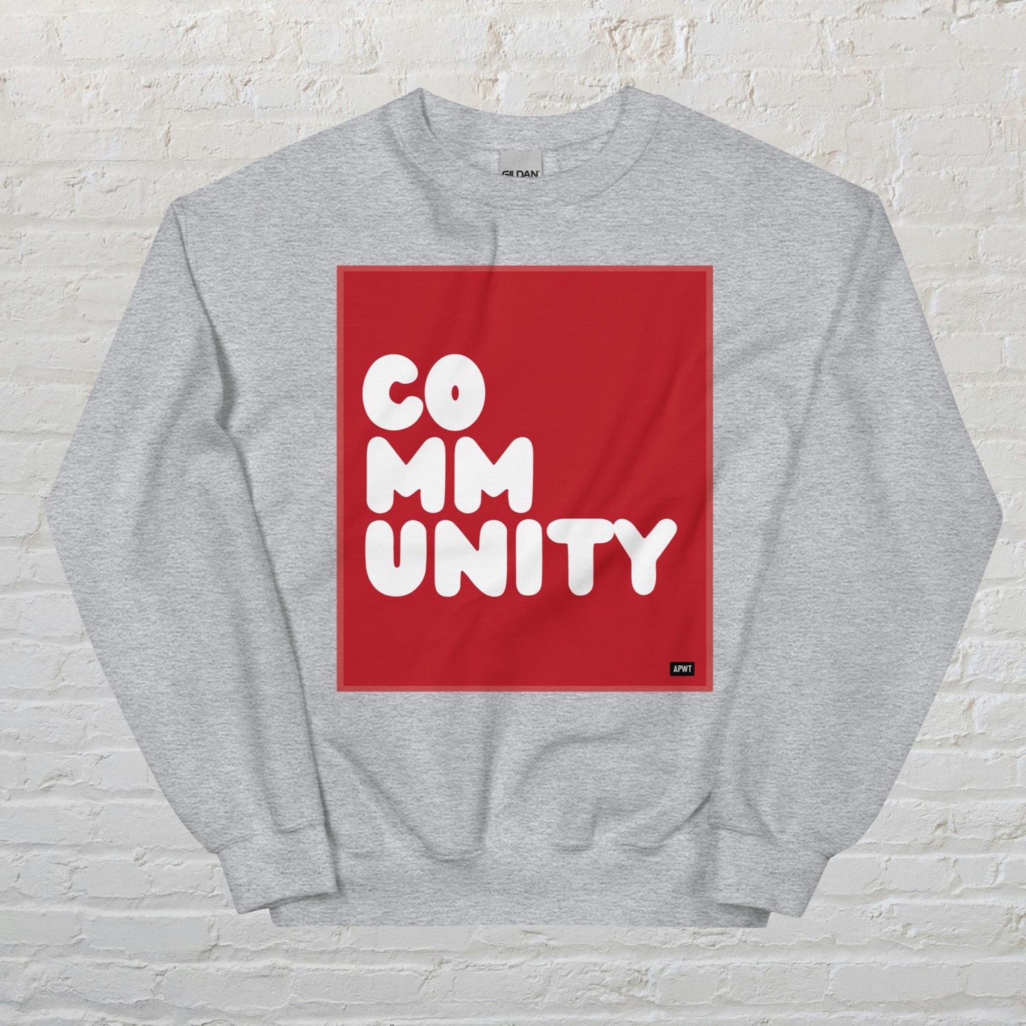 A Community in Crimson Unisex Crew Neck Sweatshirt - Available in Assorted Colors