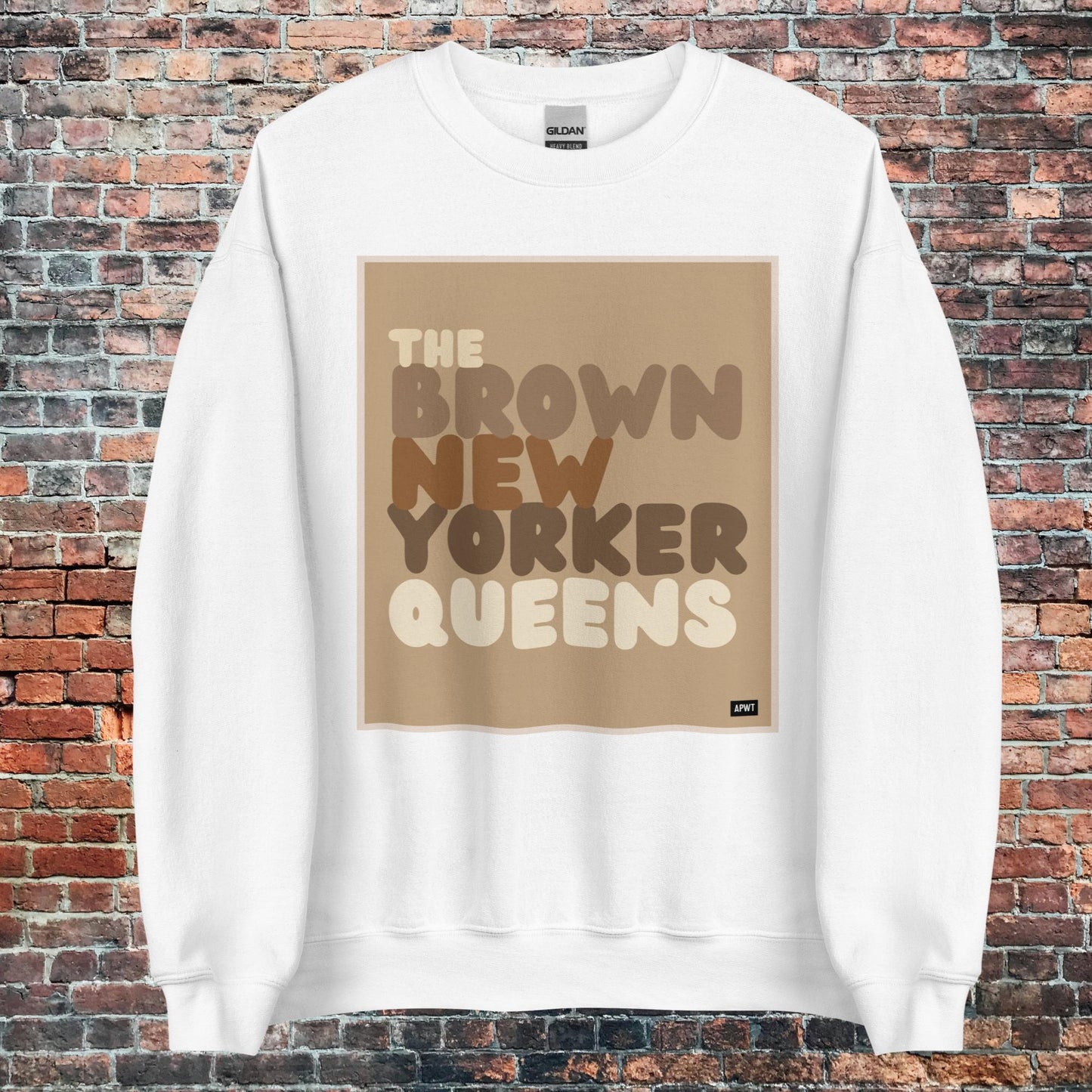 The Brown New Yorker Queens Unisex Crew Neck Sweatshirt - Available in Assorted Color