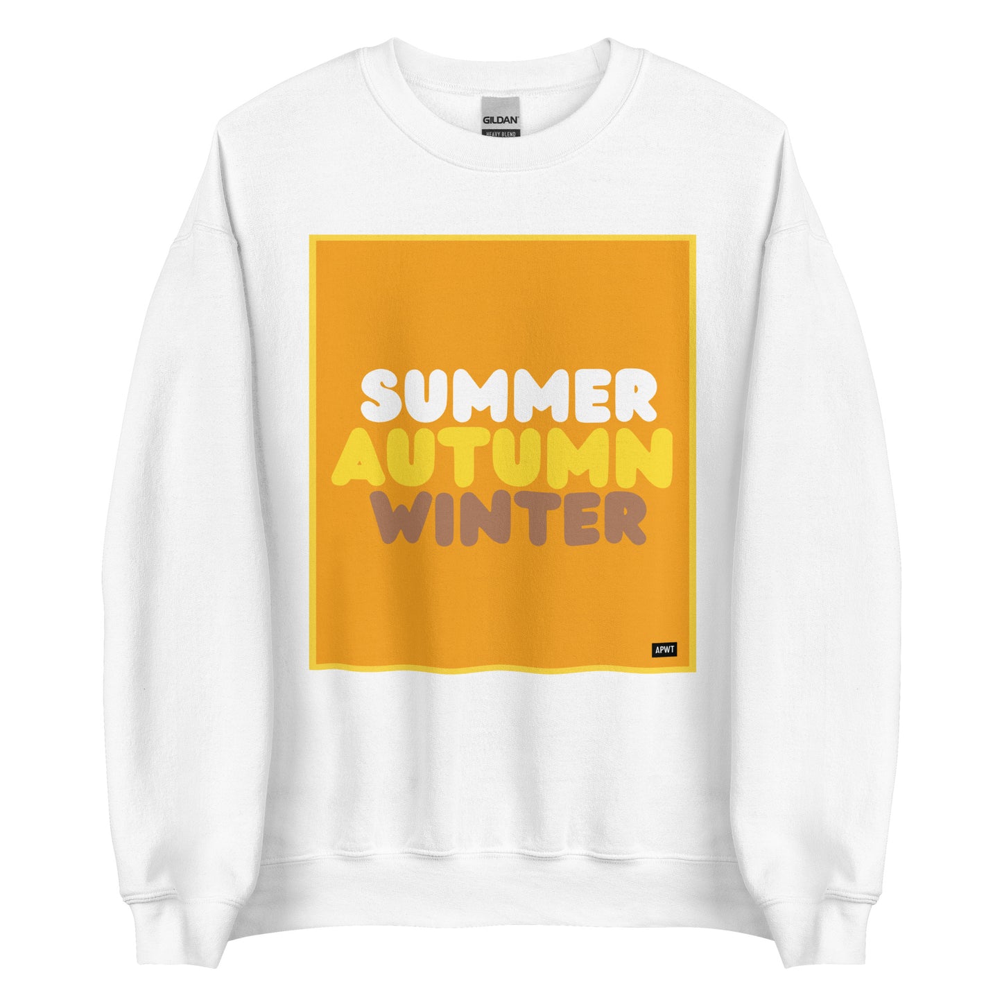 Autumn in Orange Unisex Crew Neck Sweatshirt - The APWT Gift Shop