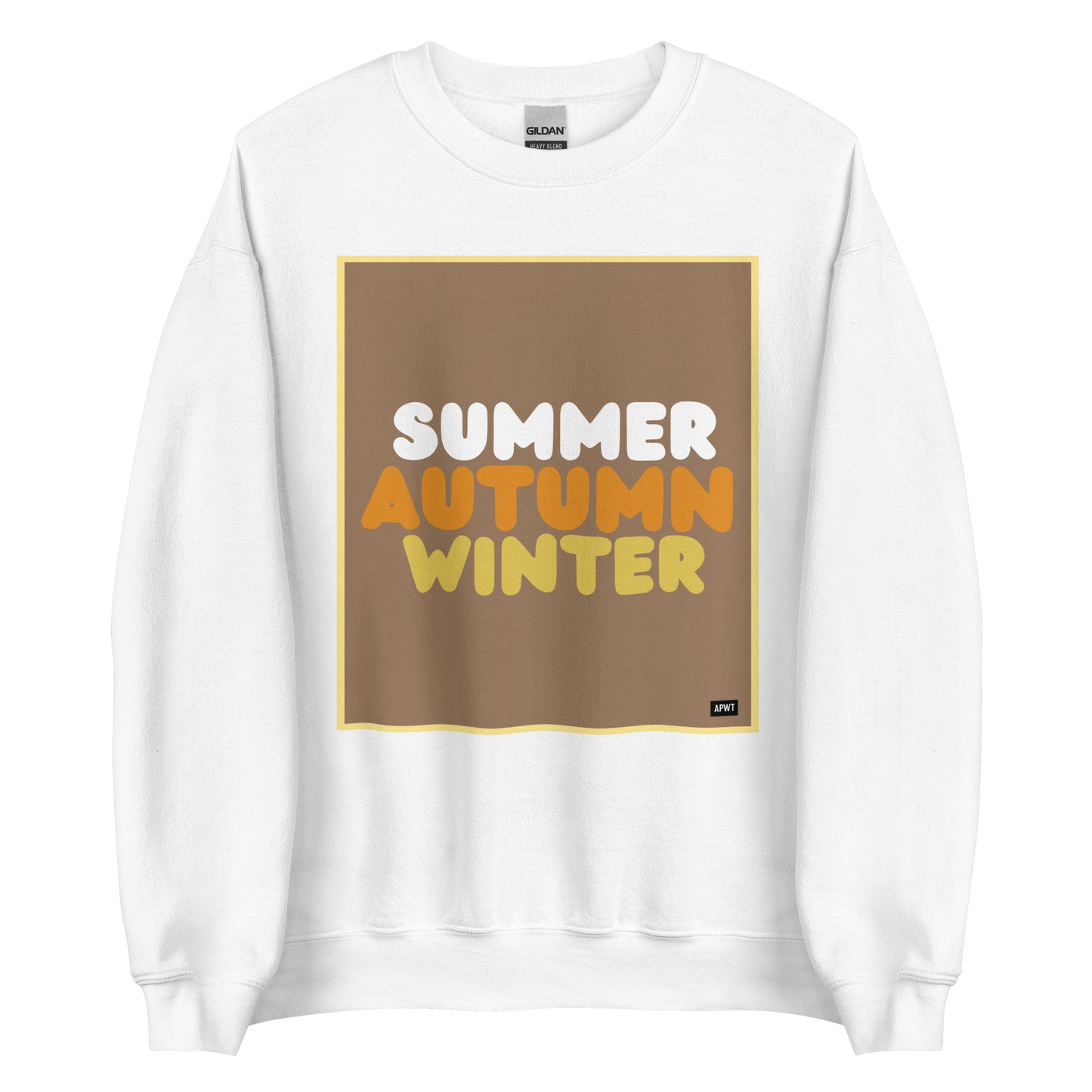 Autumn in Brown Unisex Crew Neck Sweatshirt - The APWT Gift Shop