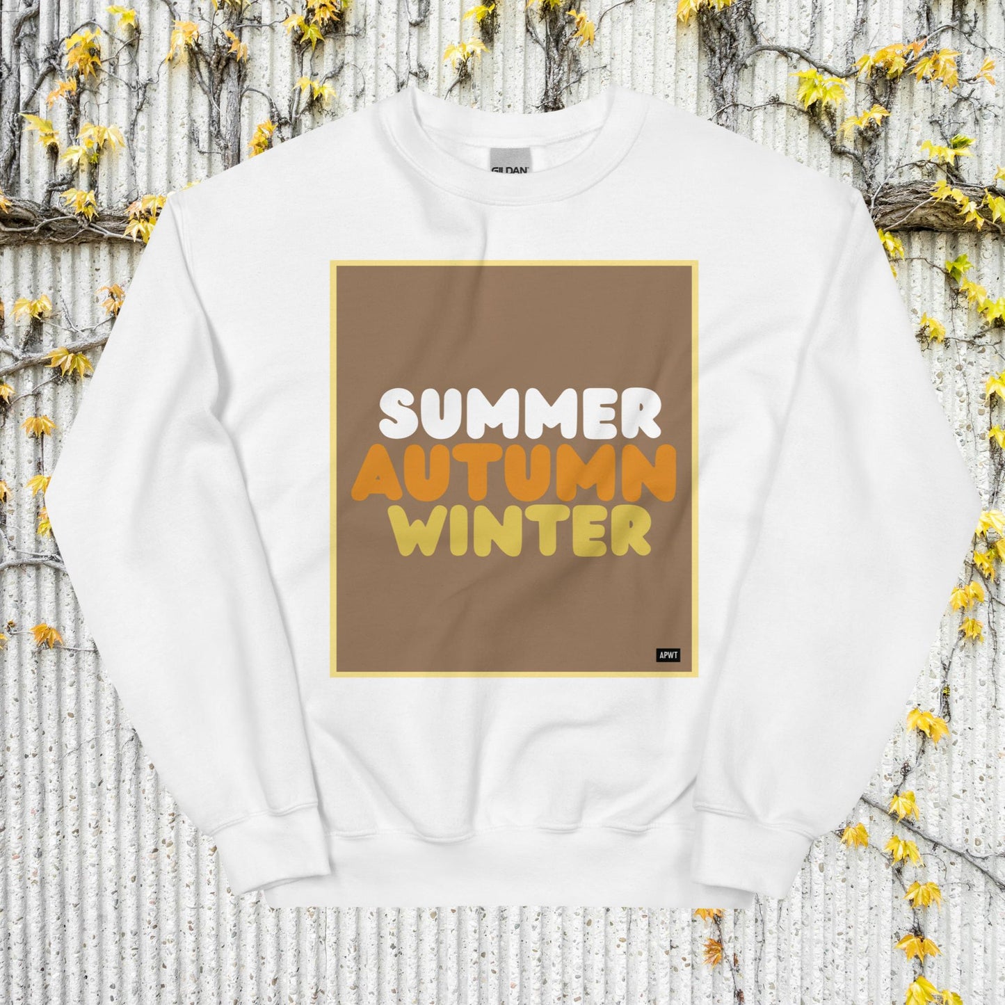 Autumn in Brown Unisex Crew Neck Sweatshirt - Available in Assorted Colors