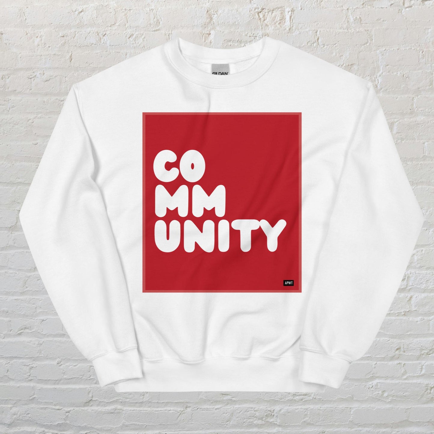A Community in Crimson Unisex Crew Neck Sweatshirt - Available in Assorted Colors